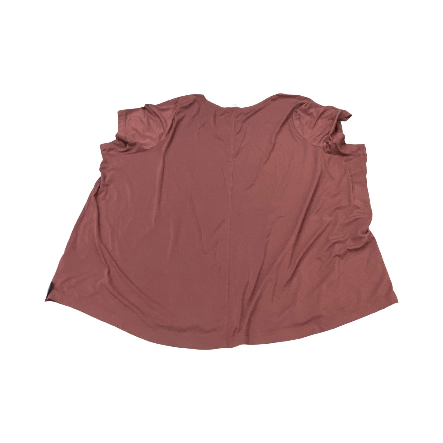 Athletic Top Ss By Athleta In Brown, Size:3X