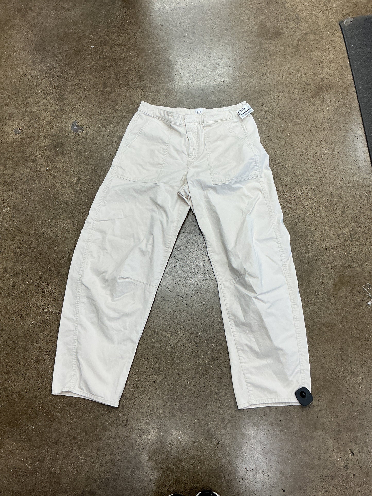 Pants Wide Leg By Gap In Cream, Size:10L