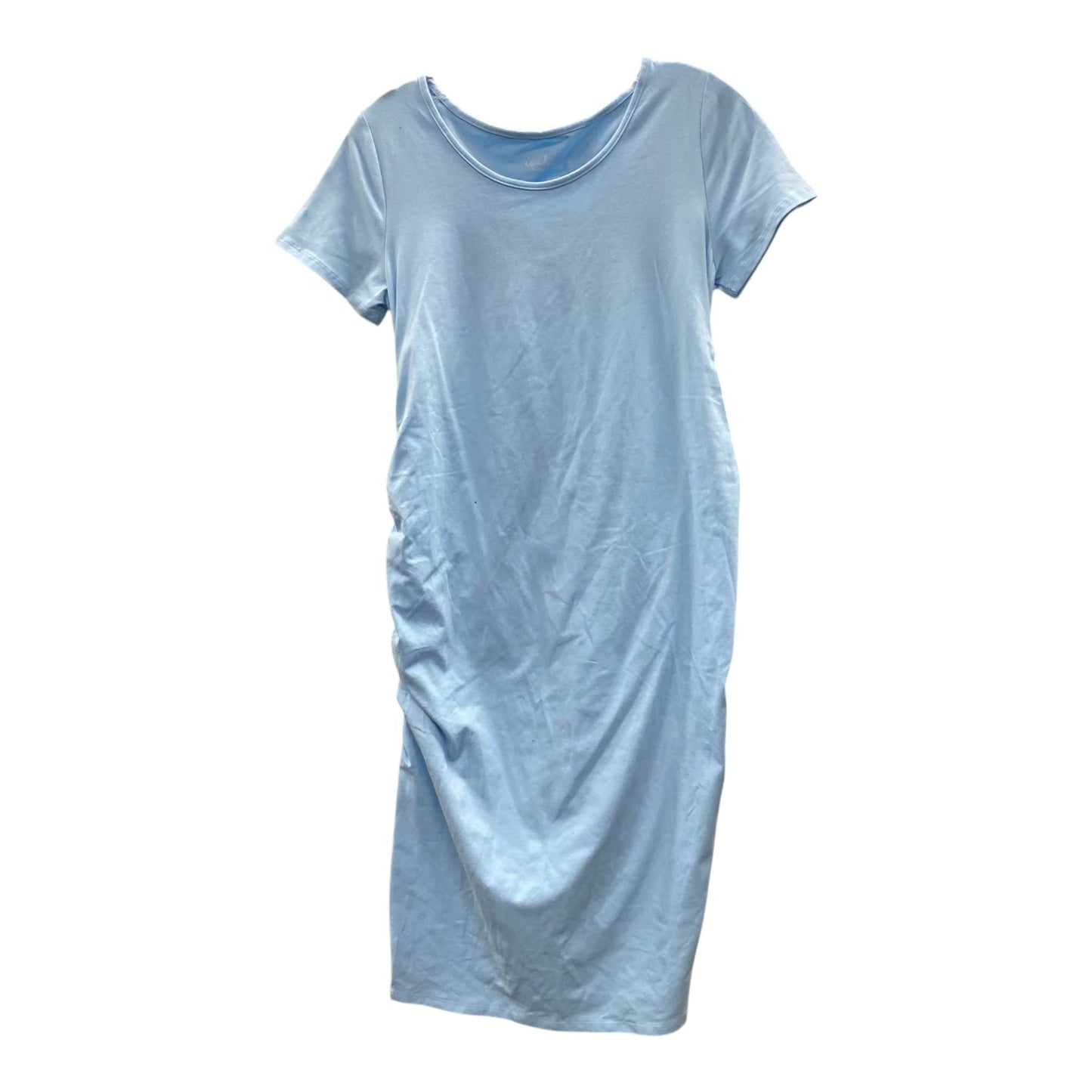 Mat Dress By Isabel Maternity In Blue, Size:M