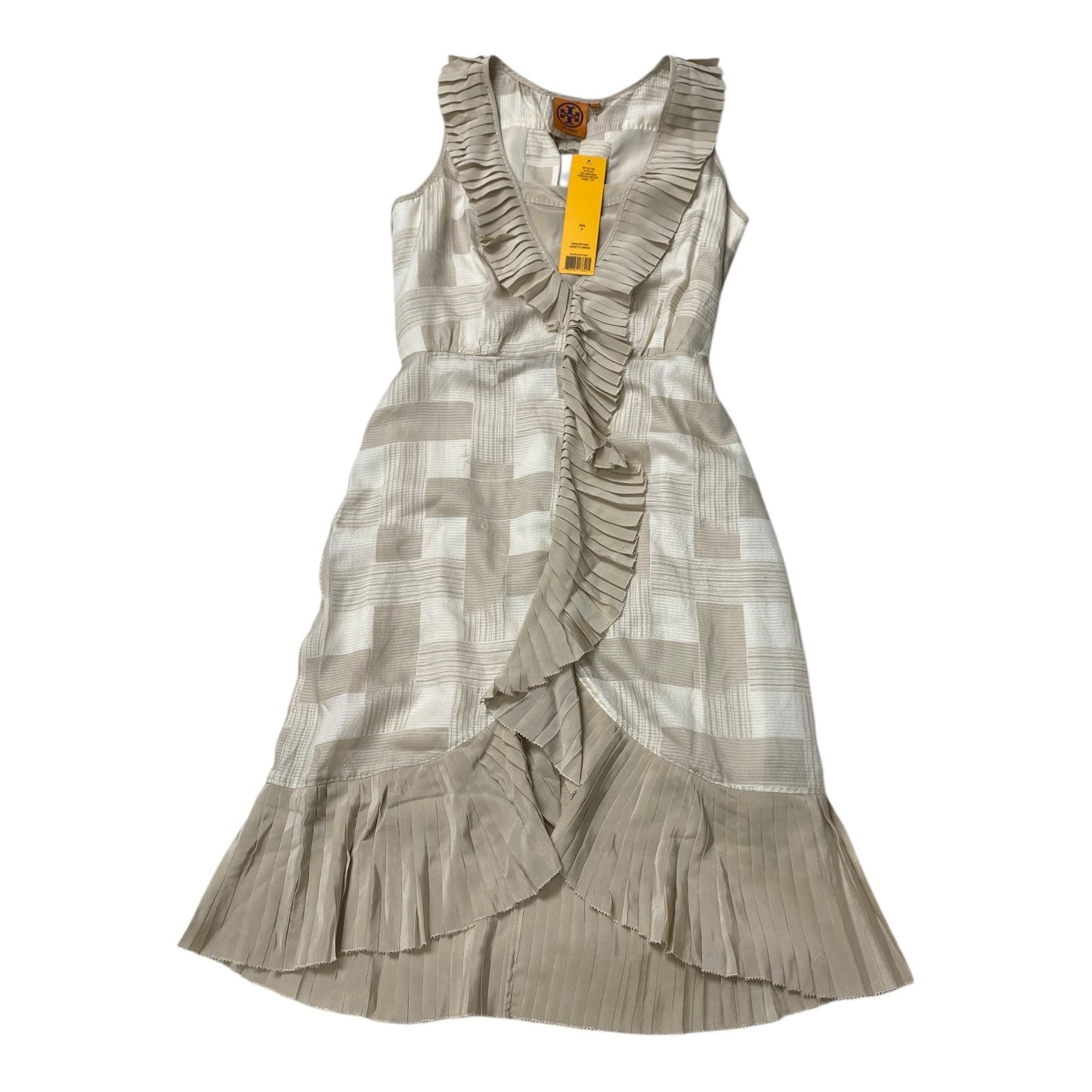 Dress Designer By Tory Burch In Beige, Size:2