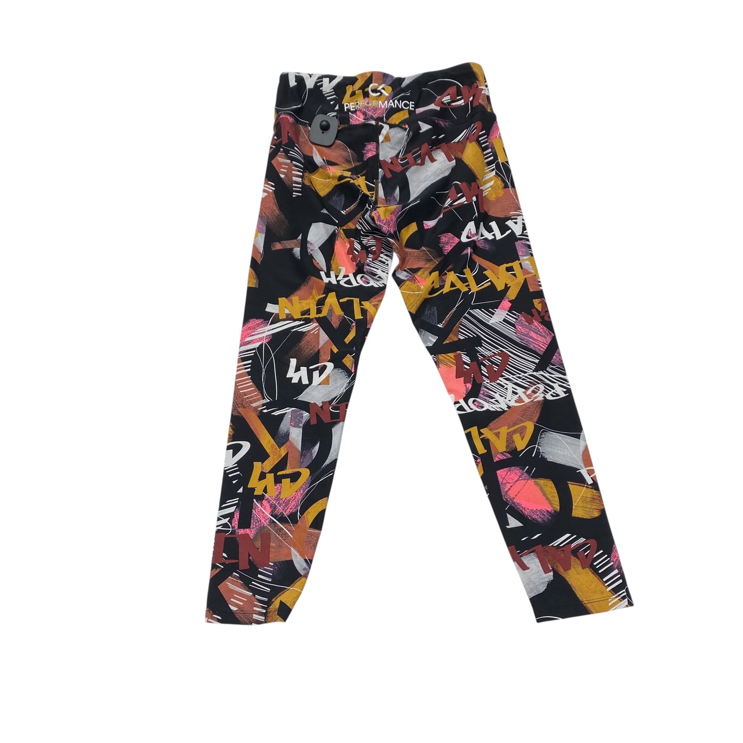 Athletic Leggings By Calvin Klein Performance In Multi, Size:M