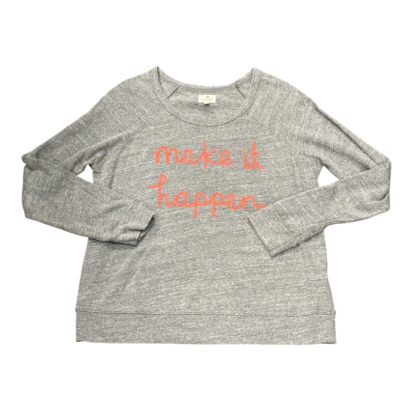 Top Ls By Sundry In Grey, Size:2