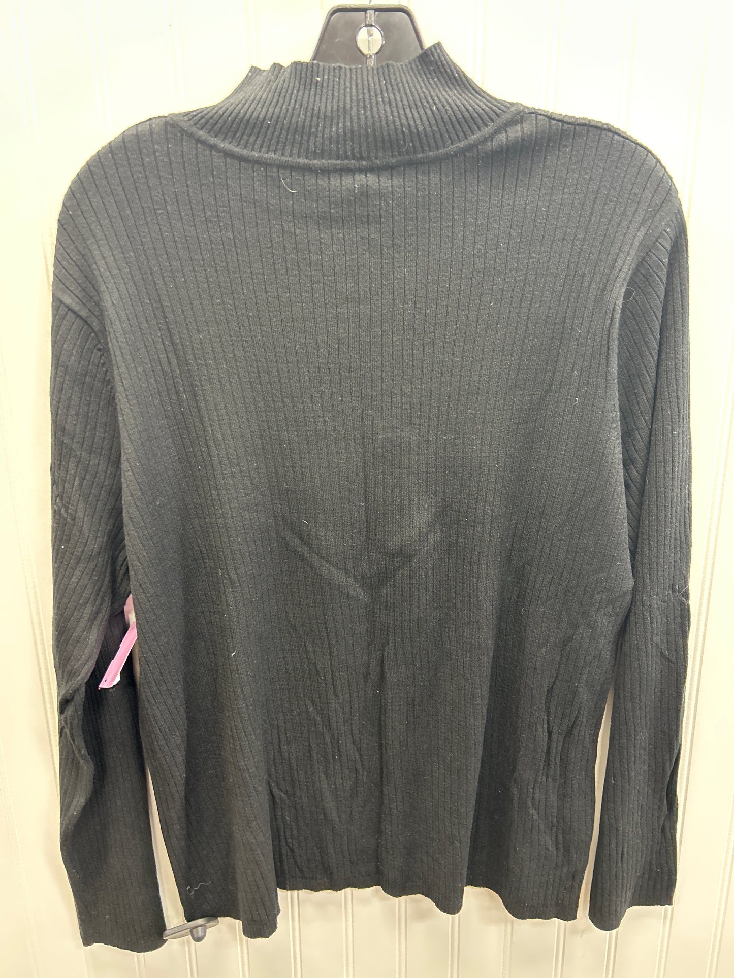Top Ls By Evan-Picone In Black, Size:3X