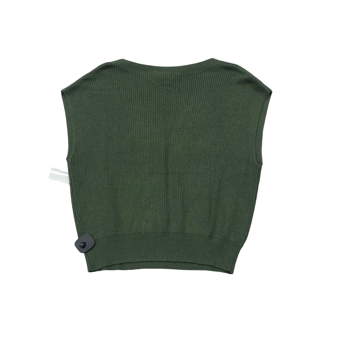 Vest Sweater By Ann Taylor In Green, Size:Xl