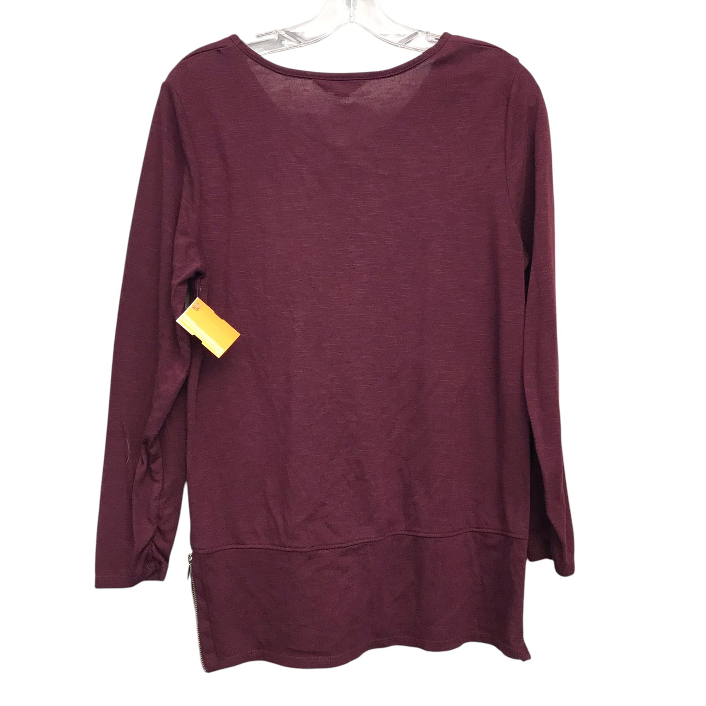 Top Ls By Apt 9 In Maroon, Size:M