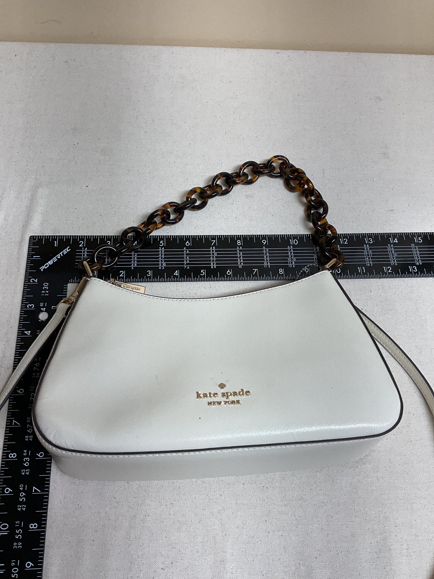 Crossbody Designer By Kate Spade In Cream, Size:Small