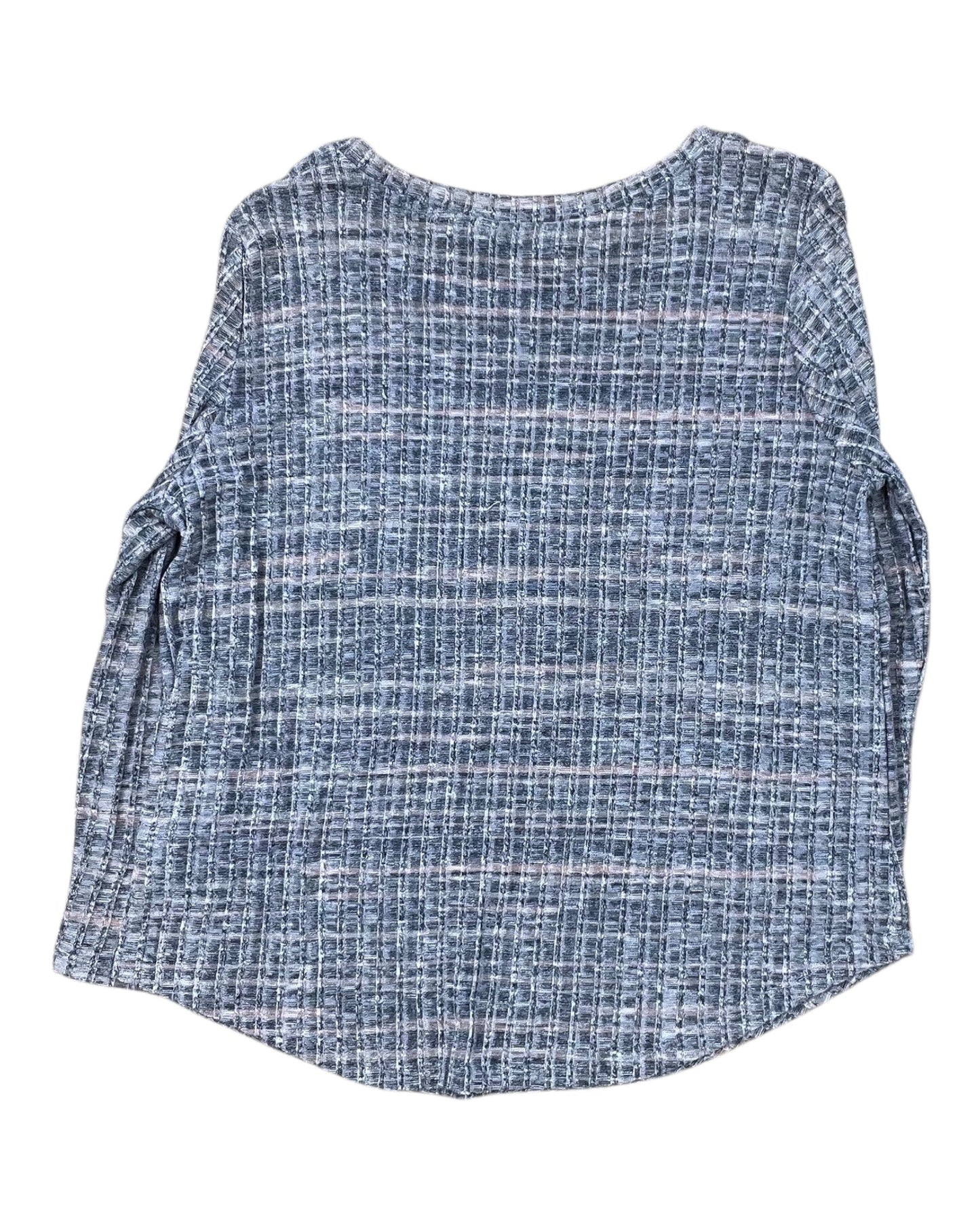 Top 3/4 Sleeve By Liverpool In Blue, Size:L