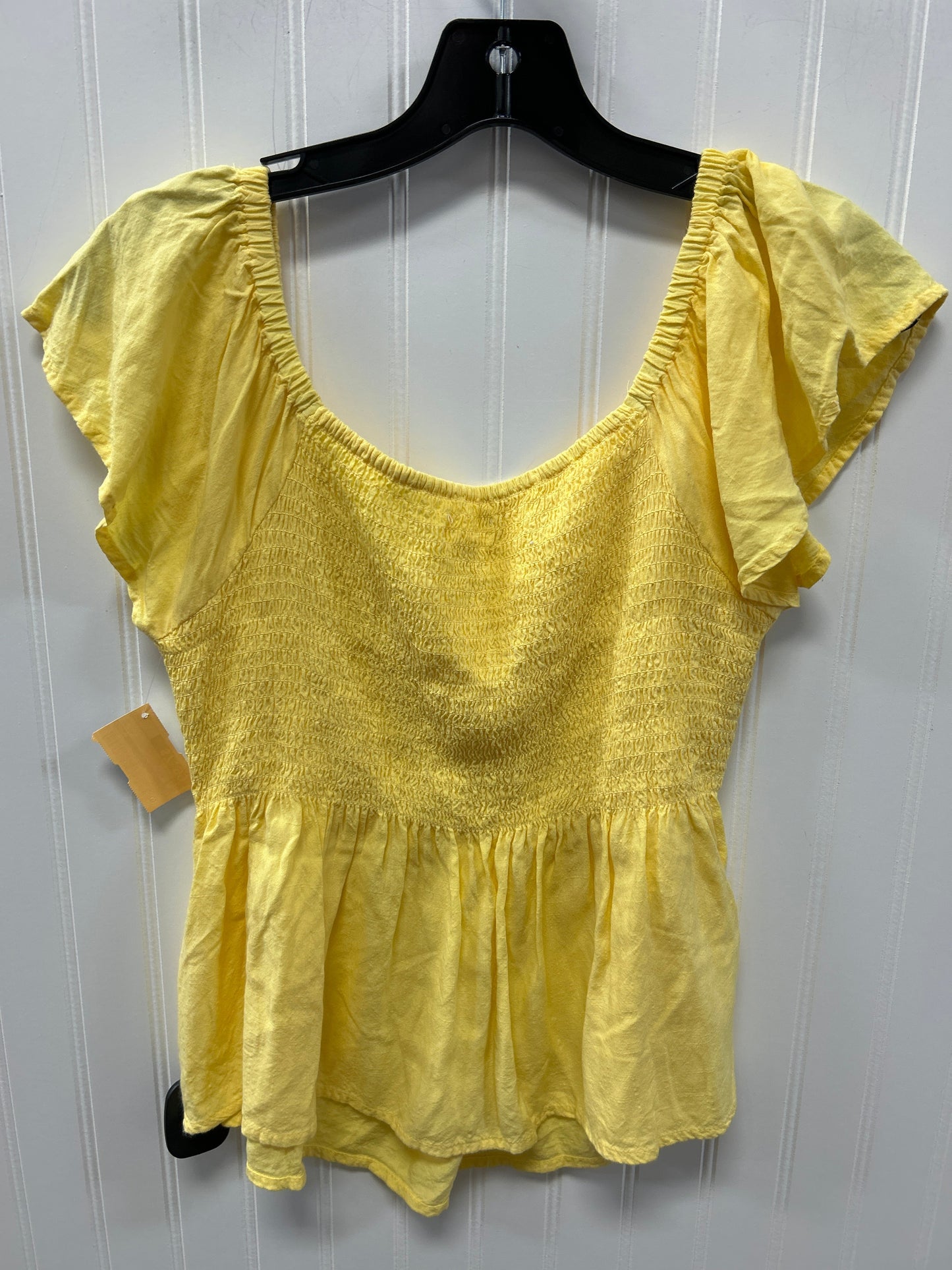 Top Ss By Japna In Yellow, Size:L