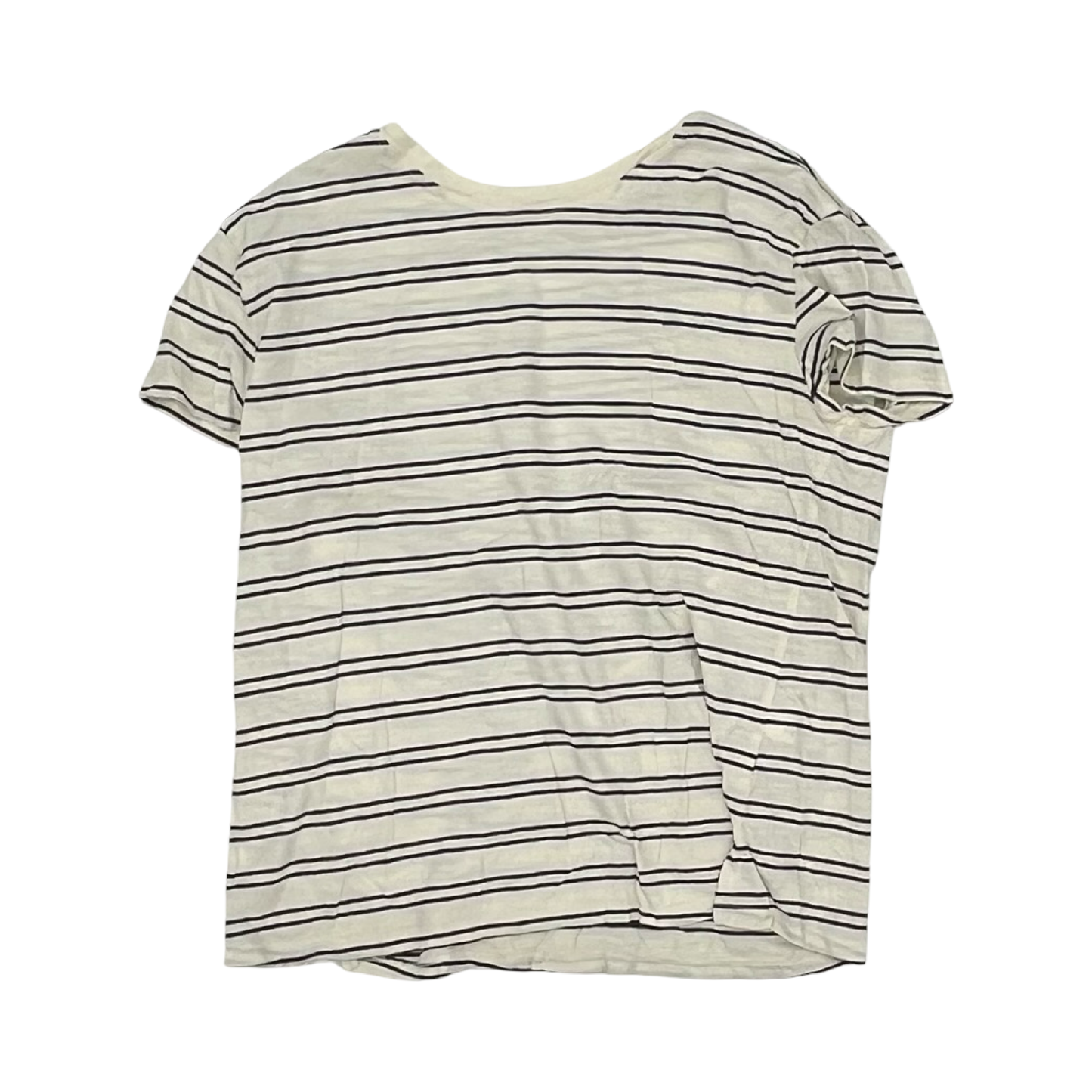 Top Ss By Maurices In Black & Cream, Size:L