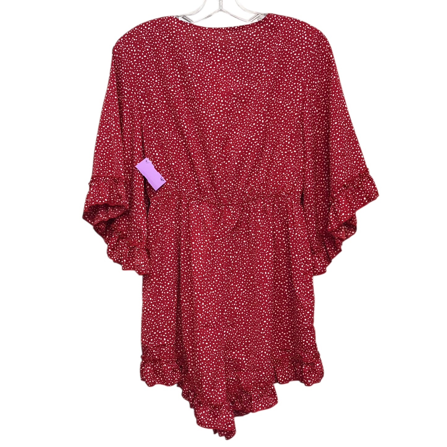 Romper By Shein In Red, Size:M