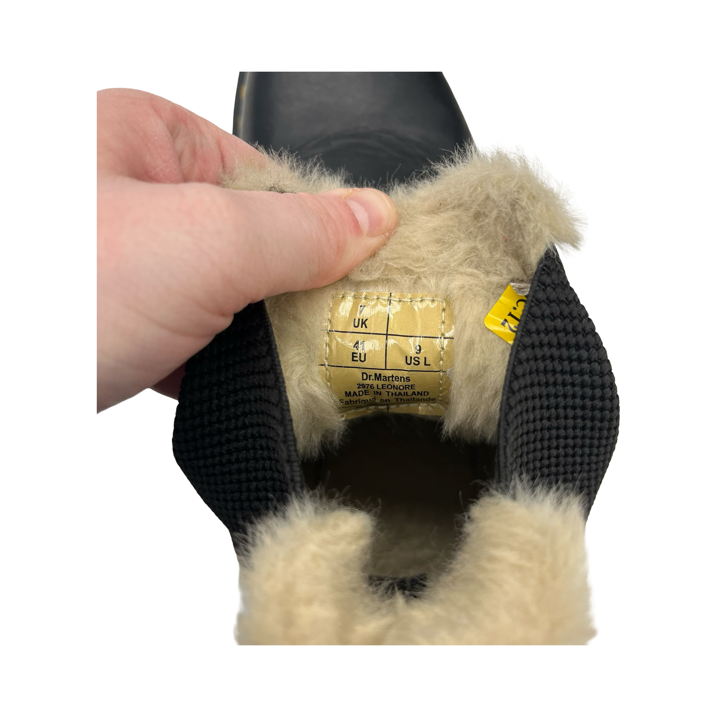 Boots Leather By Dr Martens In Black, Size:9