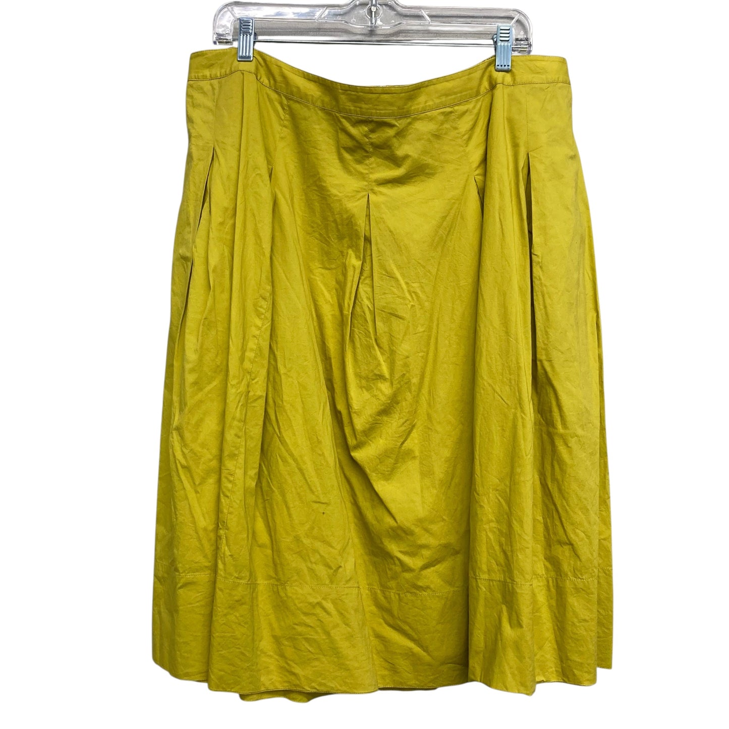 Skirt Maxi By Talbots In Yellow, Size:20