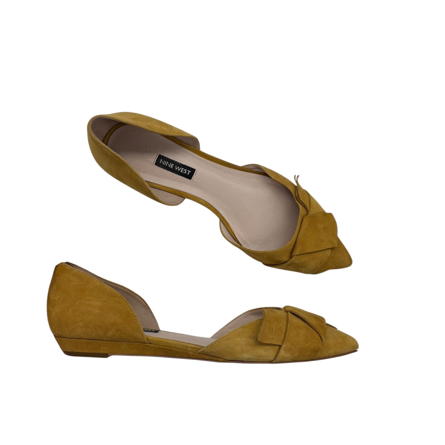 Shoes Flats By Nine West In Gold, Size:10