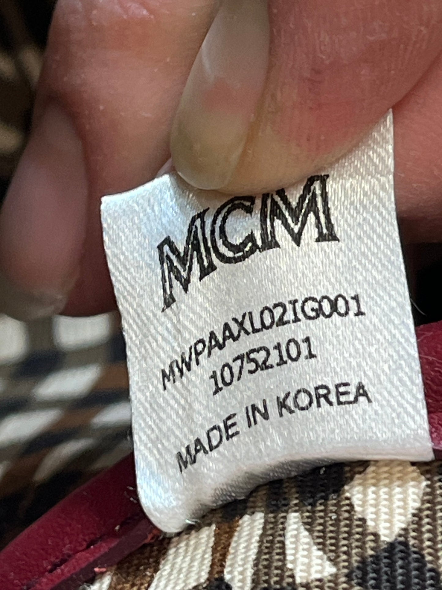 MCM Liz Shopper Luxury Designer Tote w/ Pouchette