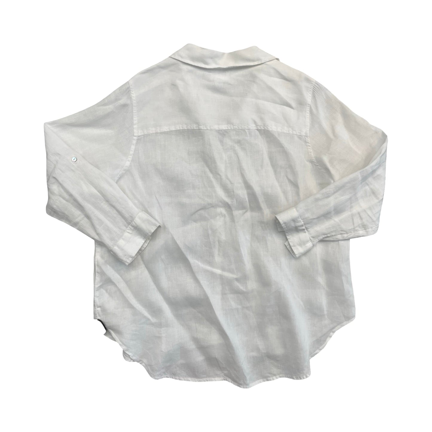 Top Ls By Sigrid Olsen In White, Size:1X