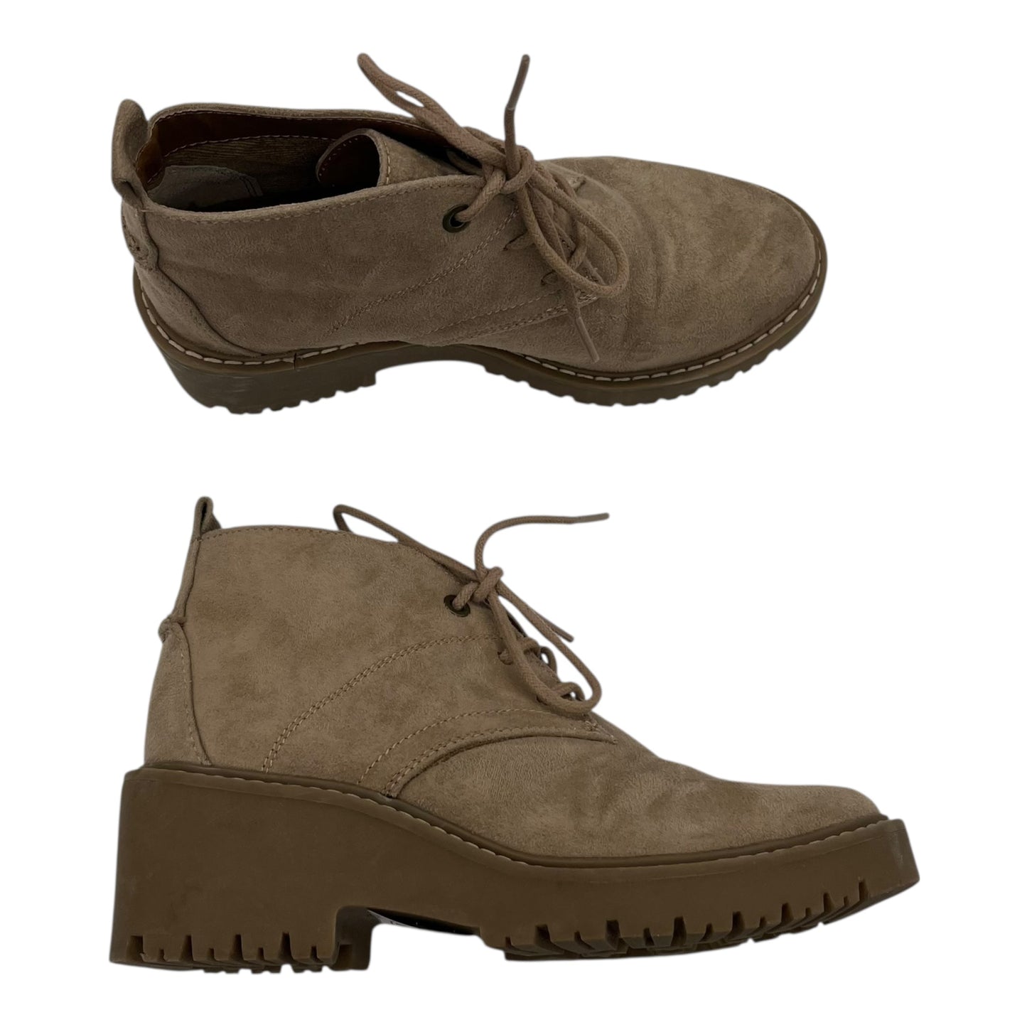 Boots Ankle Heels By White Mountain In Tan, Size:6