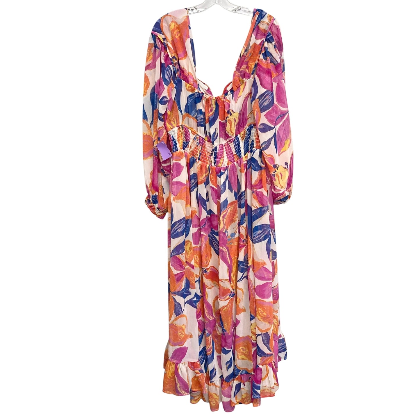 Coverup Casual Midi By Ashley Stewart In Multi, Size:Xl