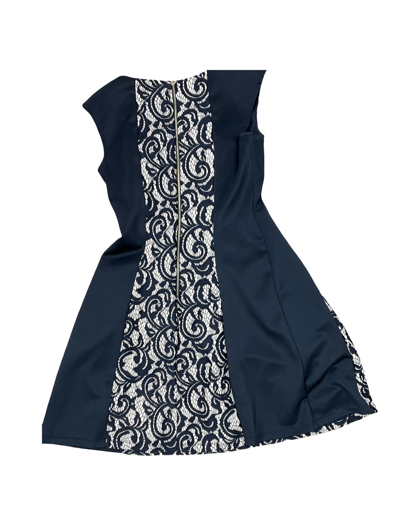 Dress Work By Dannyandnicole In Black & Tan, Size:10