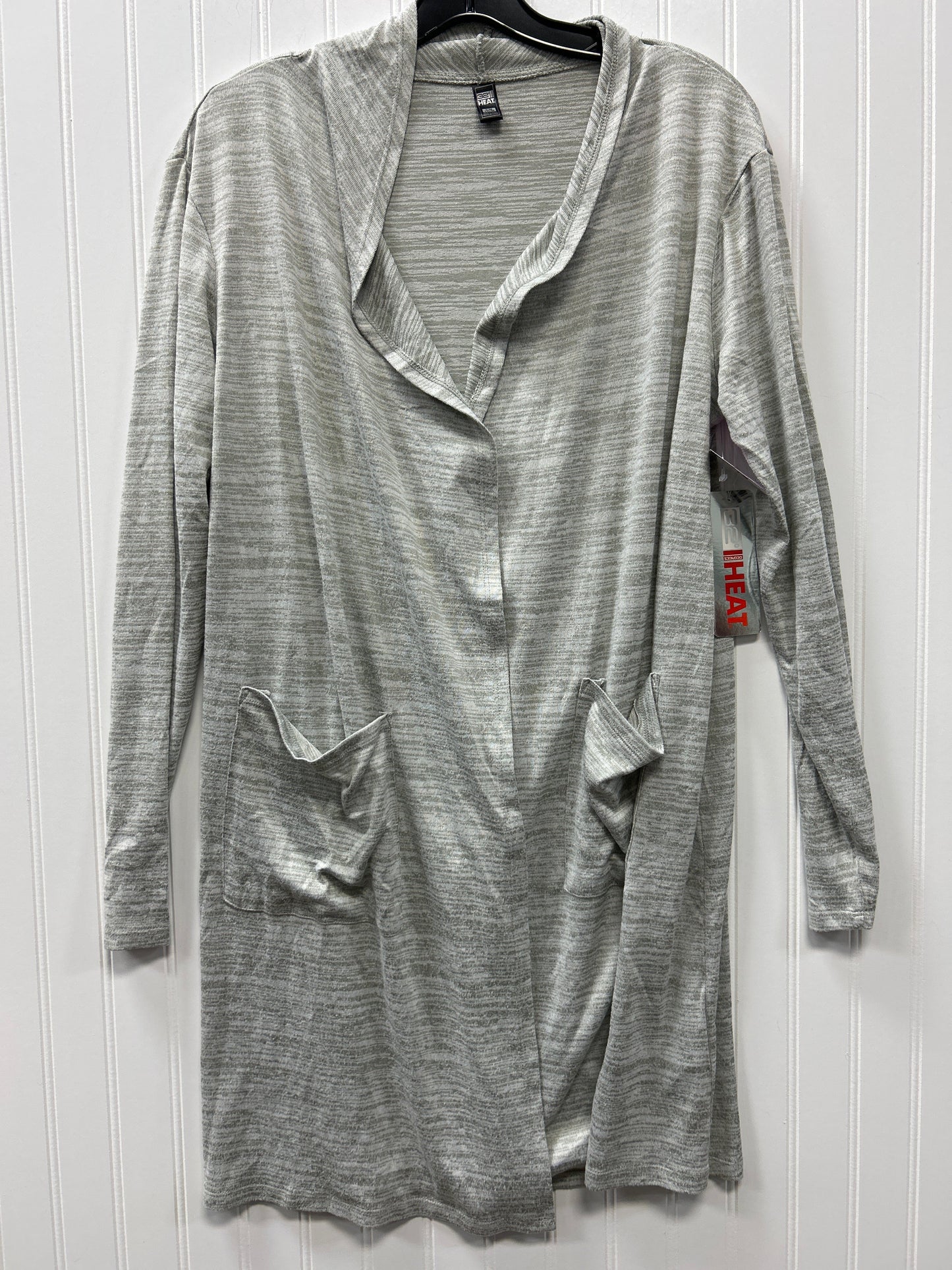 Cardigan By 32 Degrees In Grey, Size:M NWT