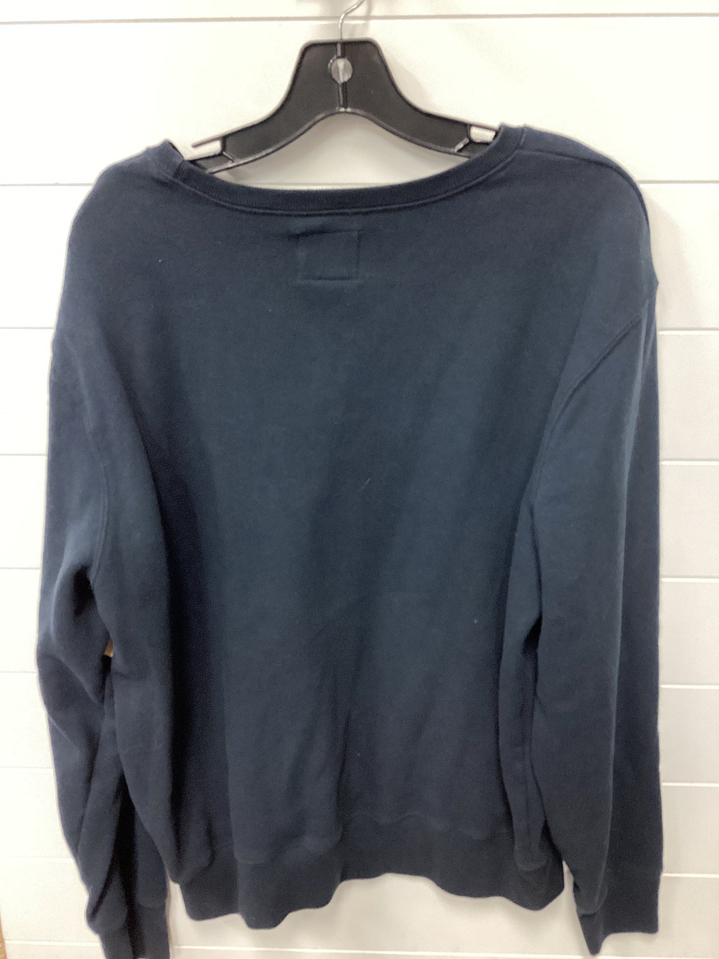 Athletic Top Ls Crewneck By Cmc In Navy, Size:Xl