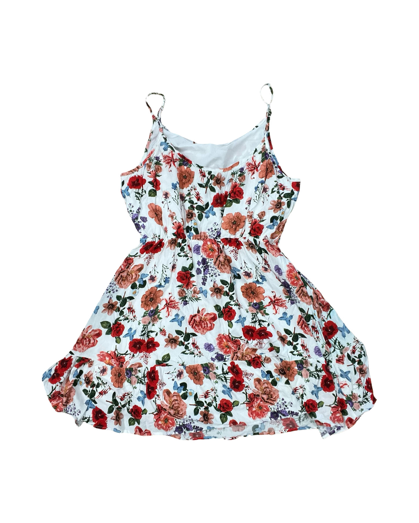 Dress Casual Midi By Clothes Mentor In Floral Print, Size:M