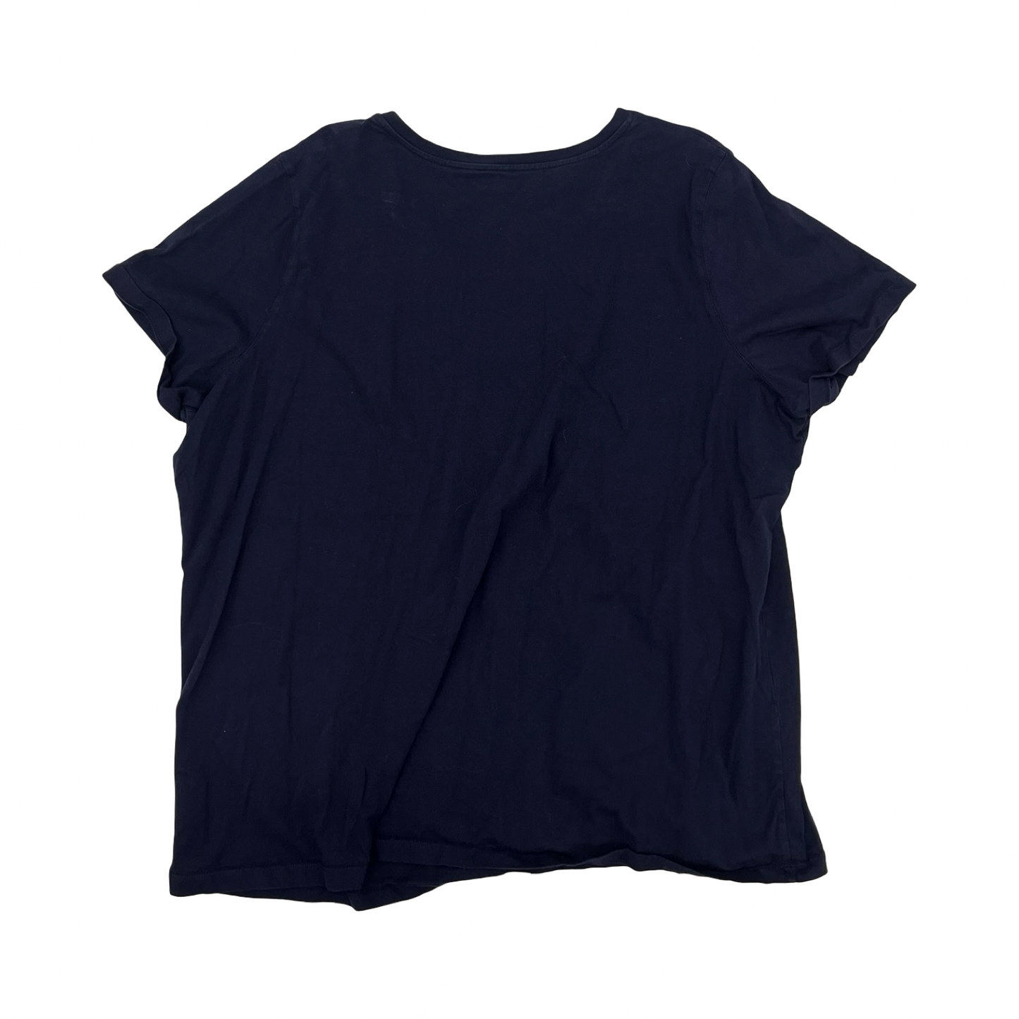 Top Ss By Woman Within In Navy, Size:2X