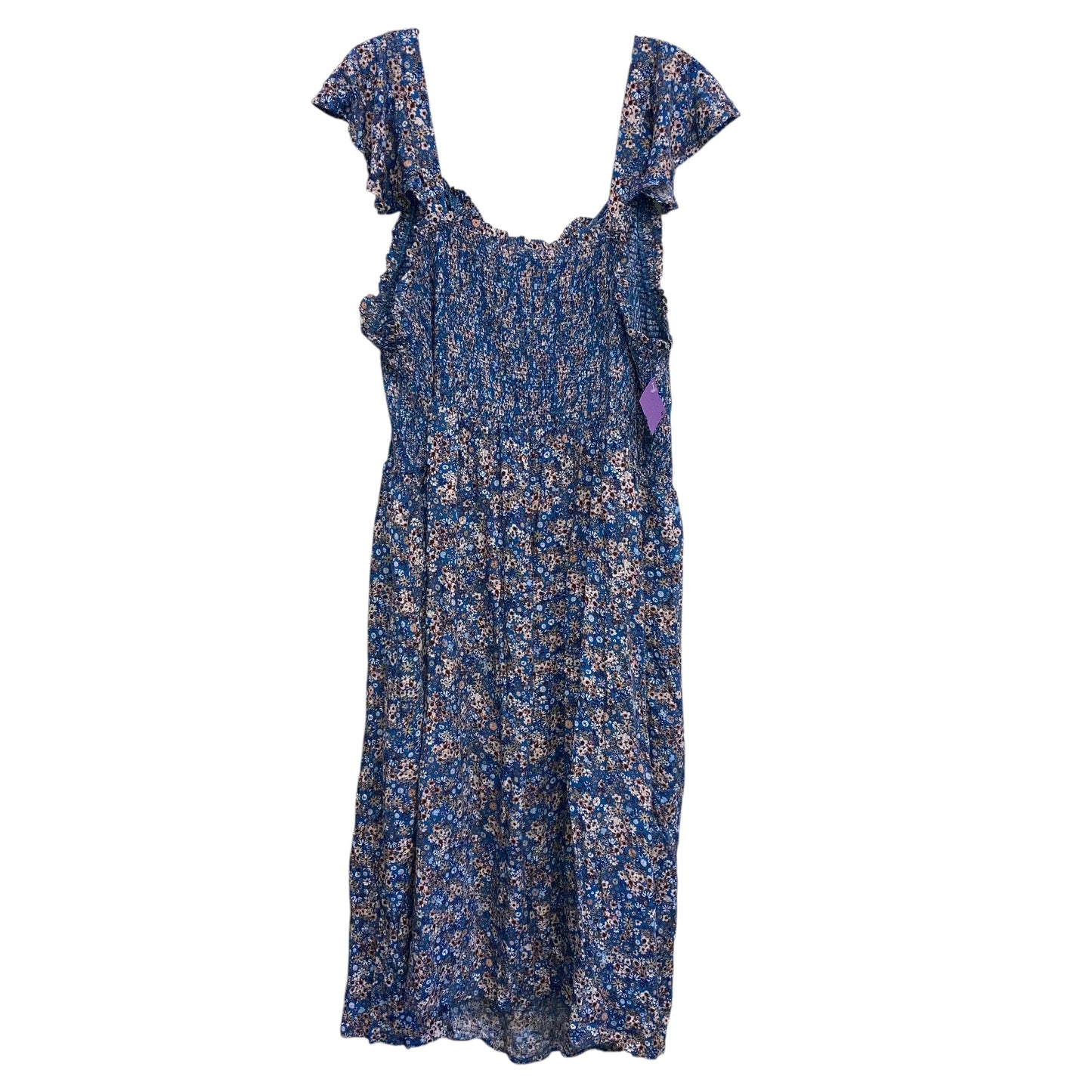 Dress Casual Midi By Sonoma In Floral Print, Size:3
