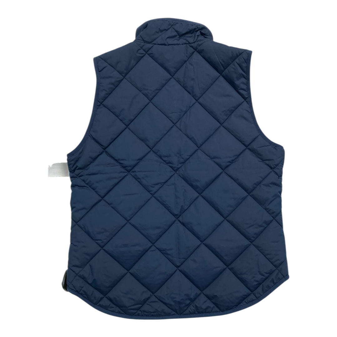 Vest Puffer & Quilted By J. Crew In Navy, Size:M