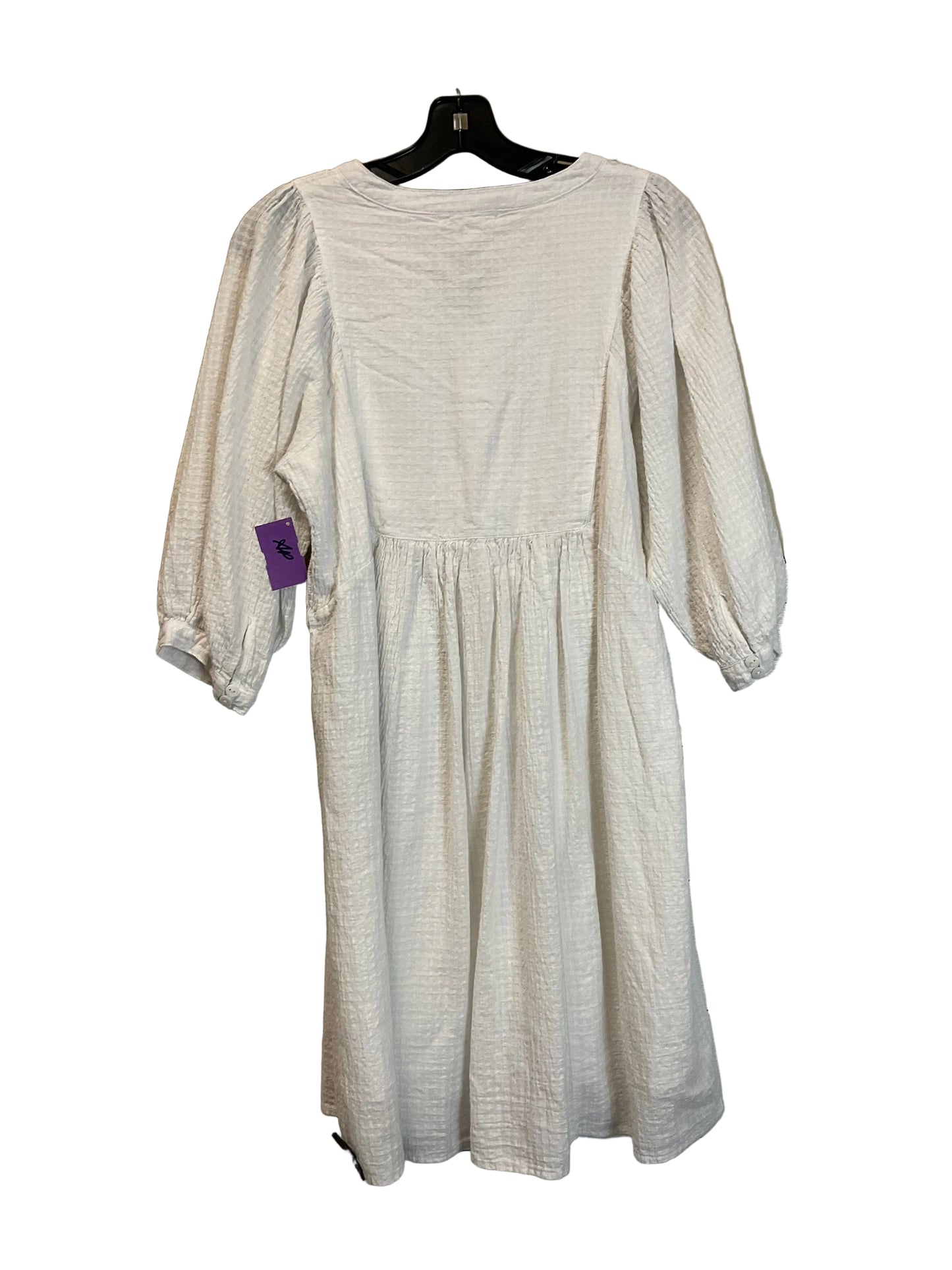 Dress Casual Short By Indigo Soul In White, Size: M