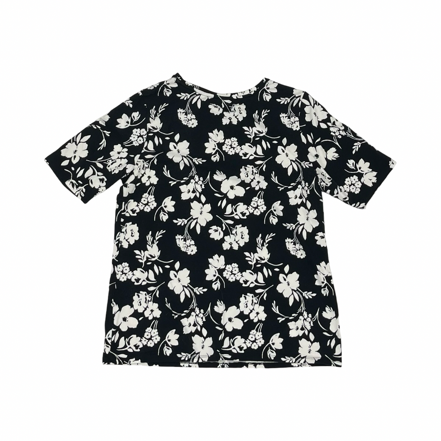 Top Ss By Croft And Barrow In Black & White, Size:S