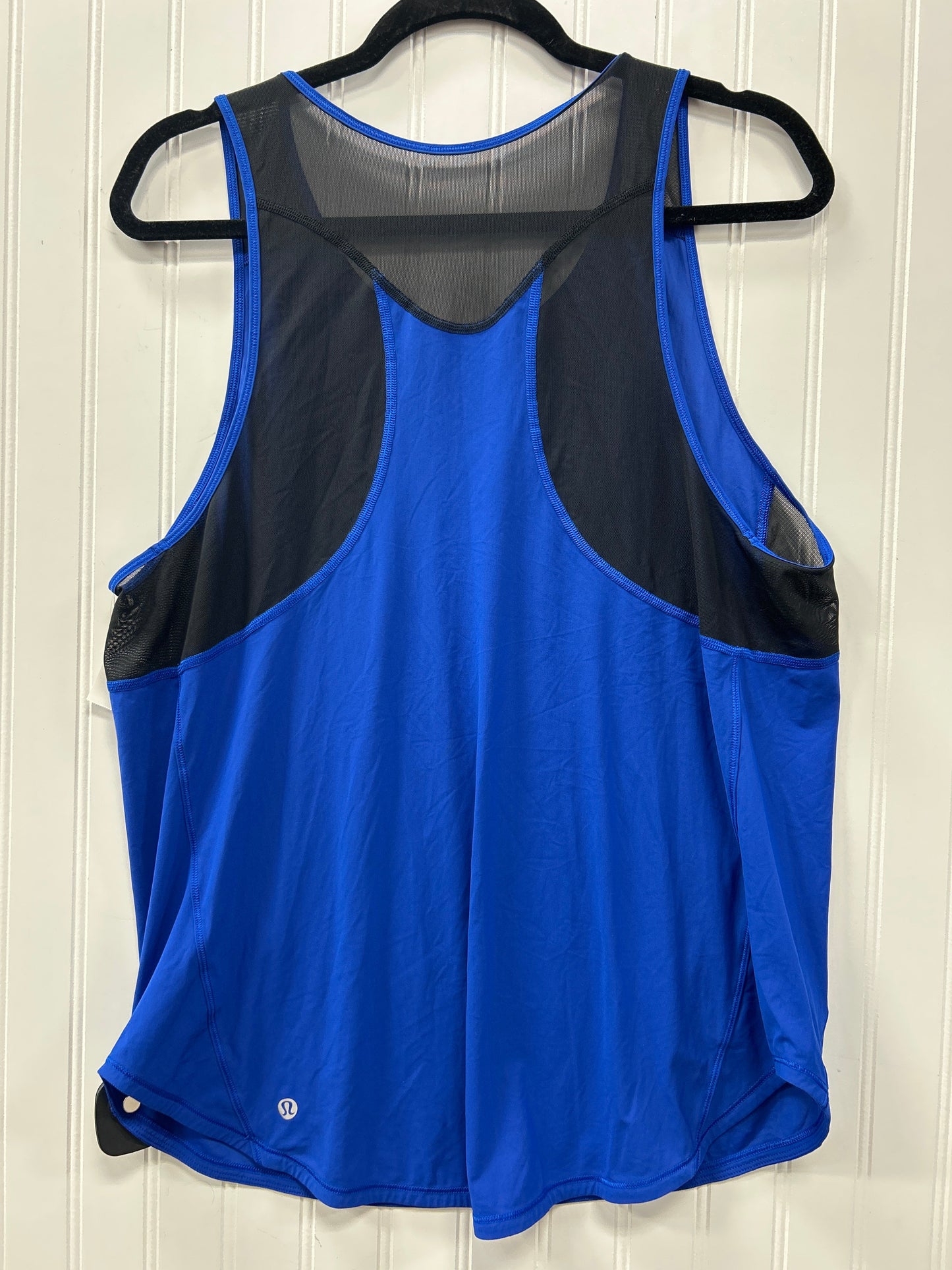 Athletic Tank Top By Lululemon In Blue, Size:10