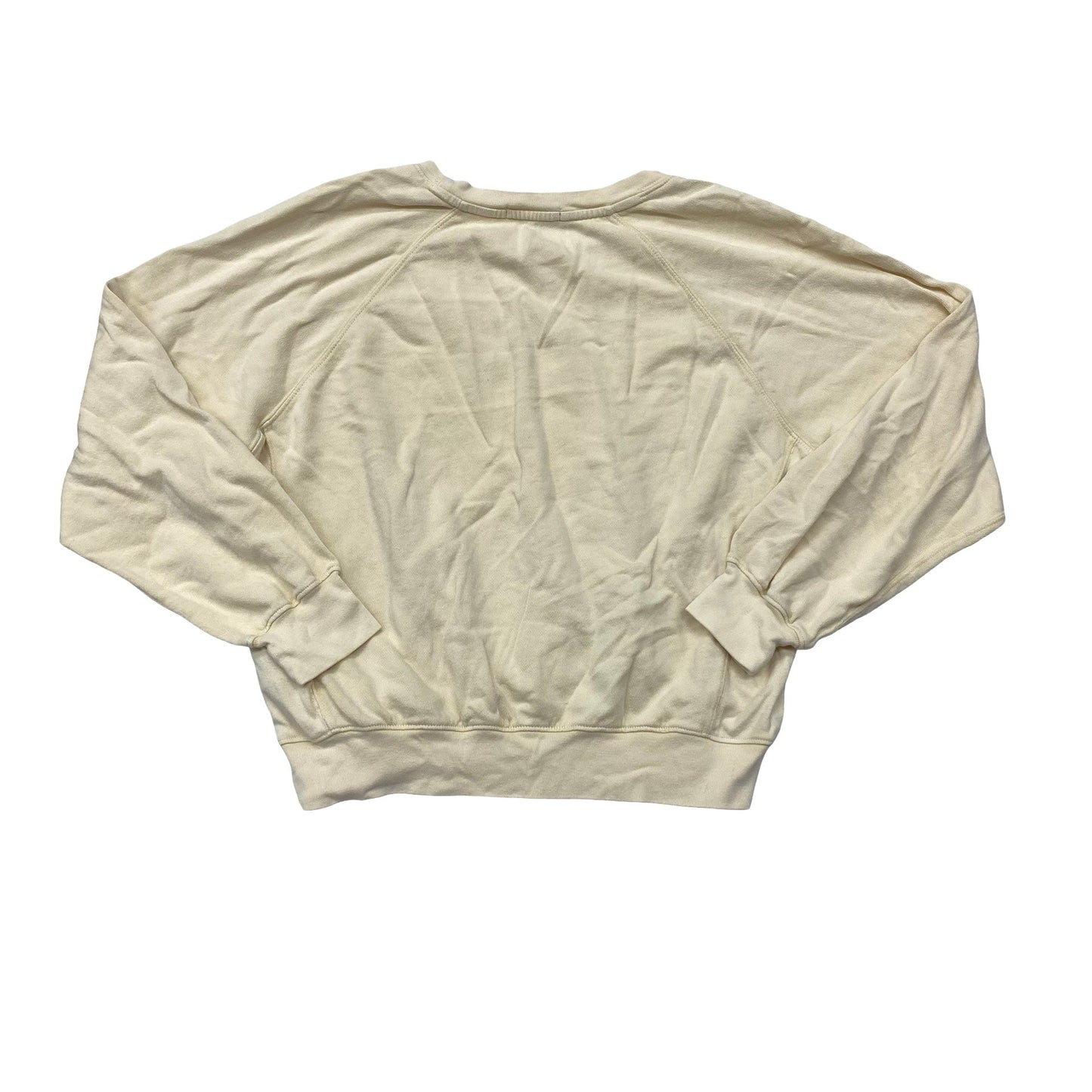 Sweatshirt Crewneck By J. Crew In Cream, Size:Xs