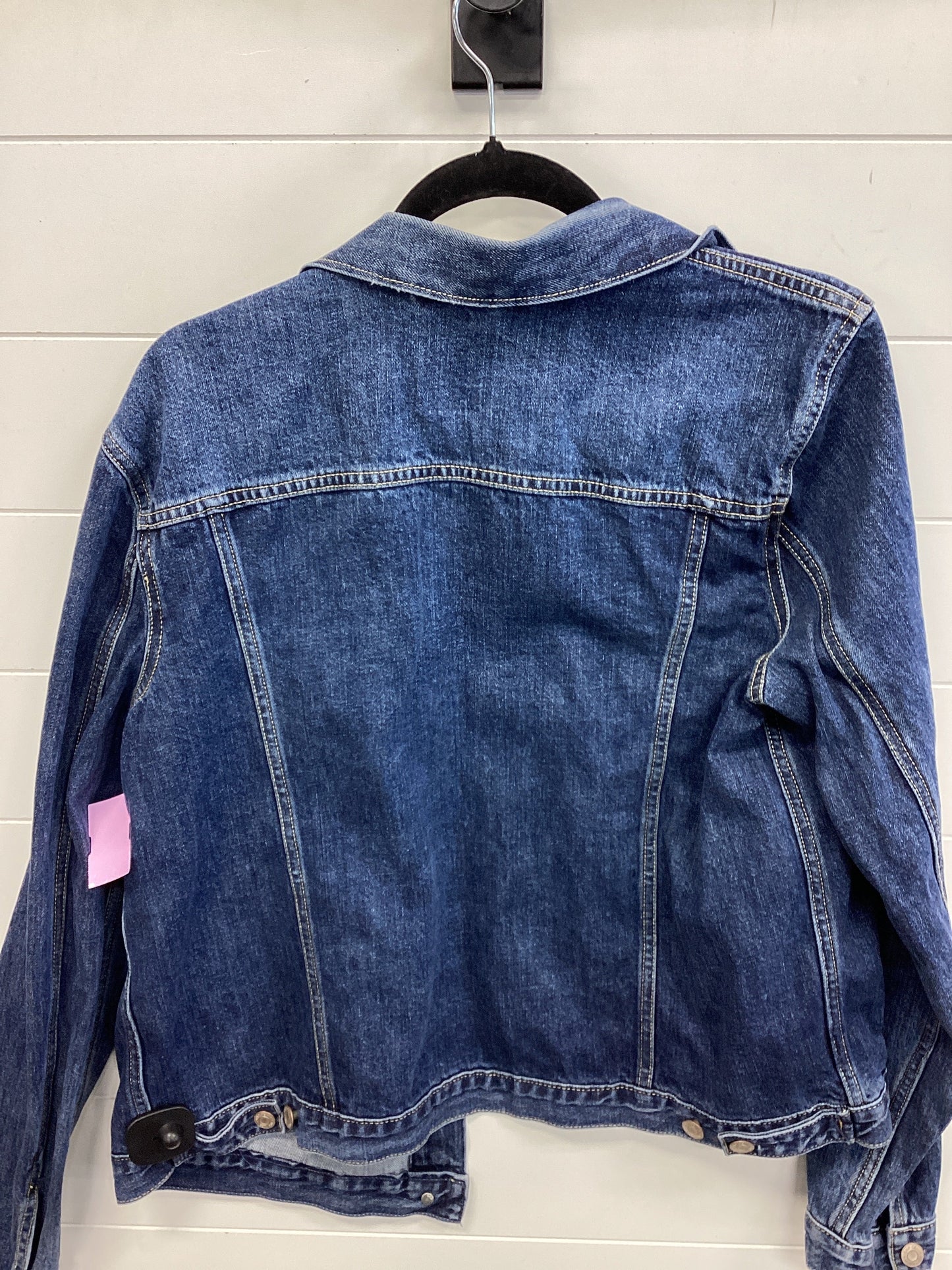 Jacket Denim By Gap In Blue Denim, Size:Xl