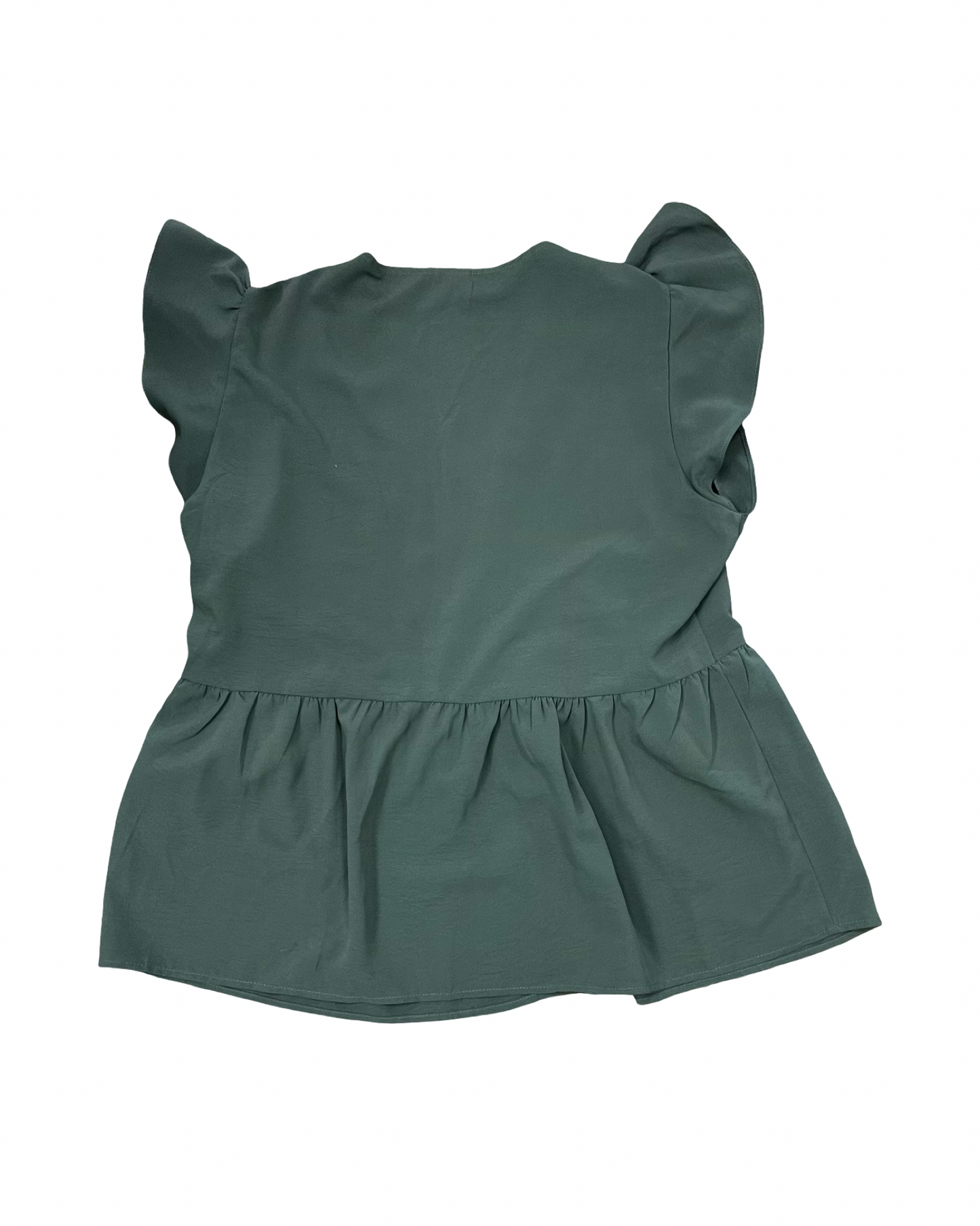 Blouse Ss By Shein In Green, Size:L