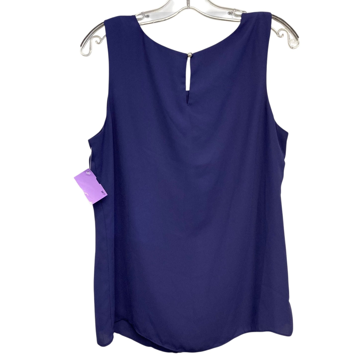 Top Sleeveless By Limited In Blue, Size:M
