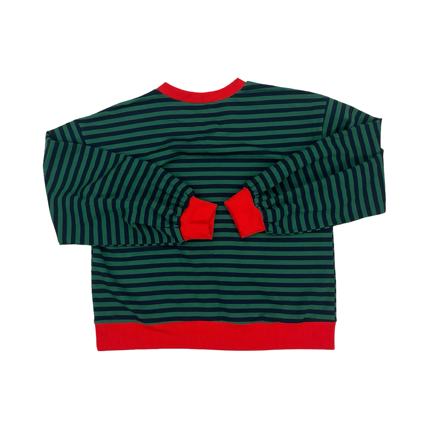 Sweatshirt Crewneck By Jodifl In Blue & Green, Size:M