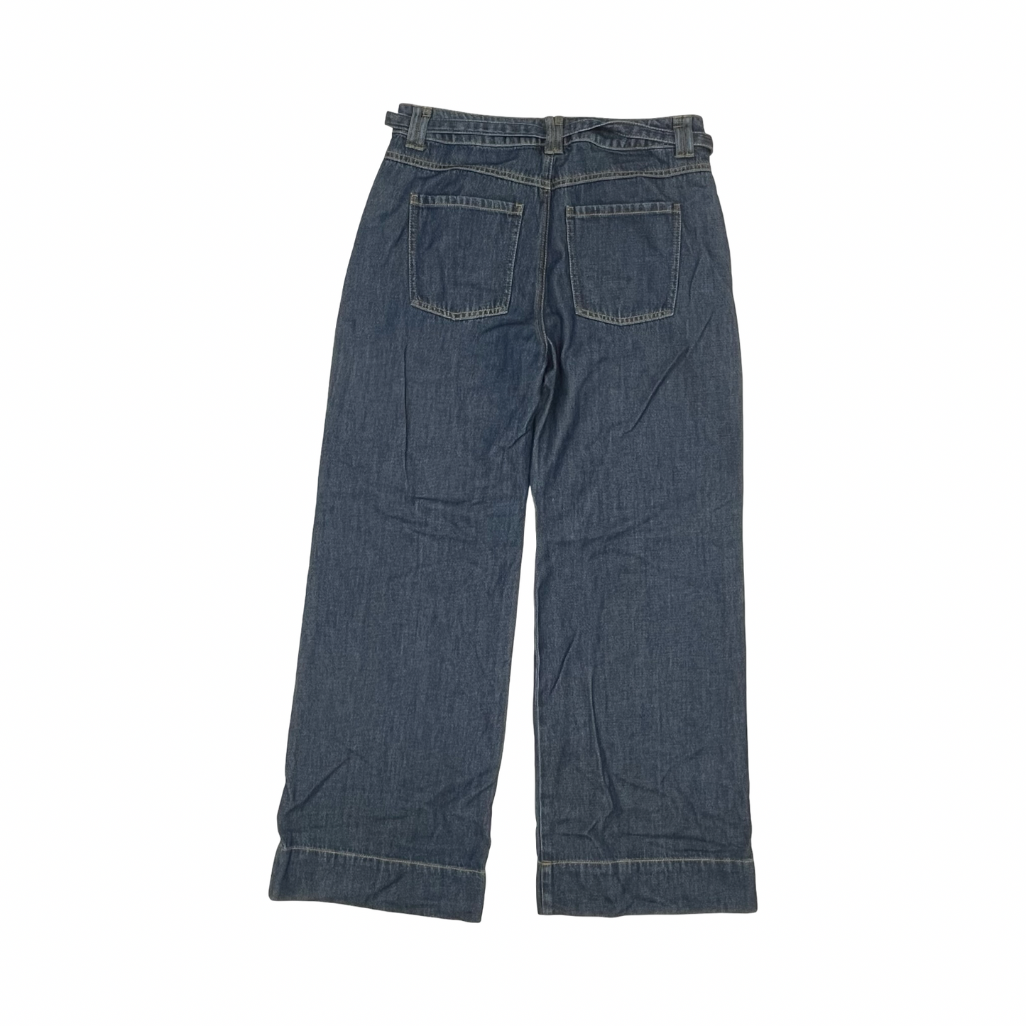 Jeans Wide Leg By Cabi In Blue Denim, Size:8