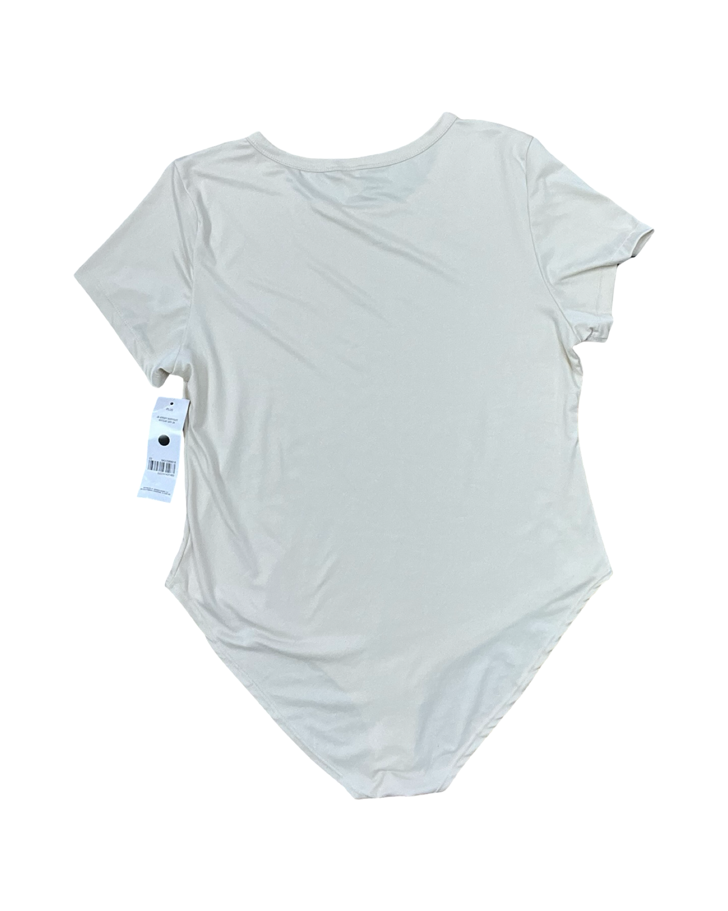 Bodysuit By Just Be In Cream, Size:3X