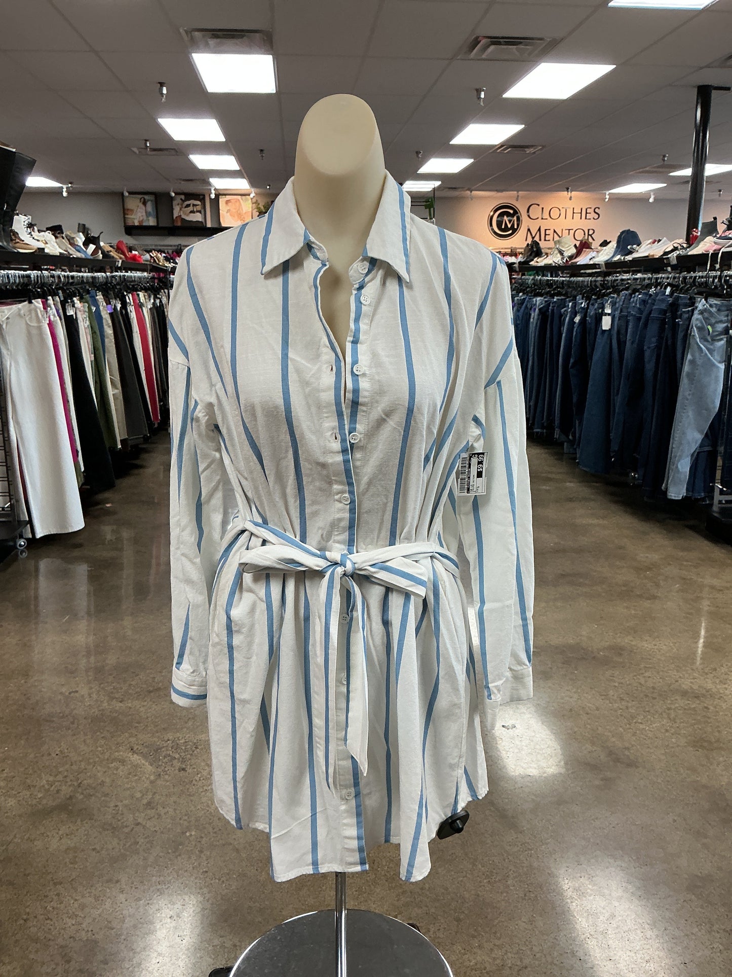 Top Ls By Clothes Mentor In Striped Pattern, Size:S