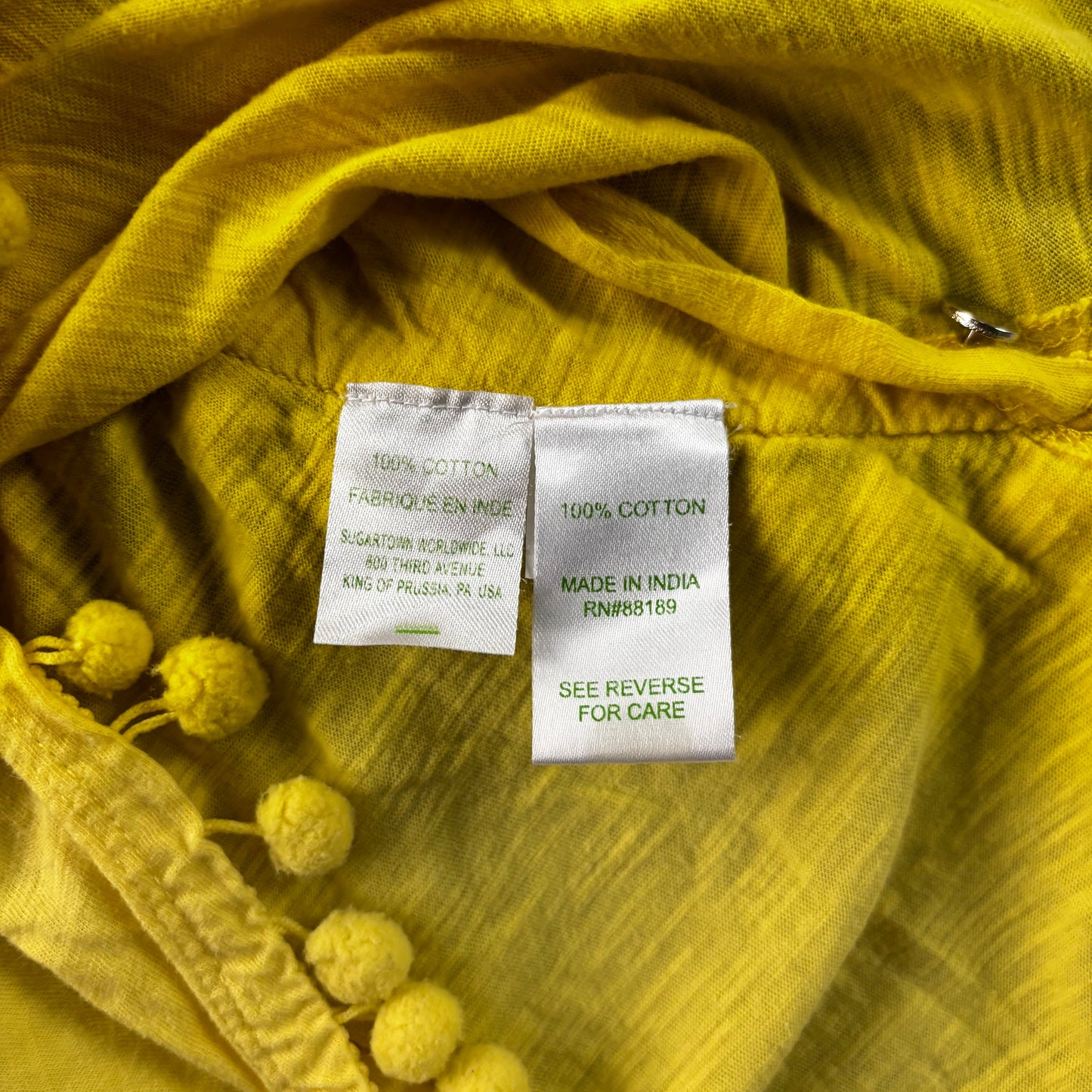 Top Sleeveless Designer By Lilly Pulitzer In Yellow, Size: Xxs