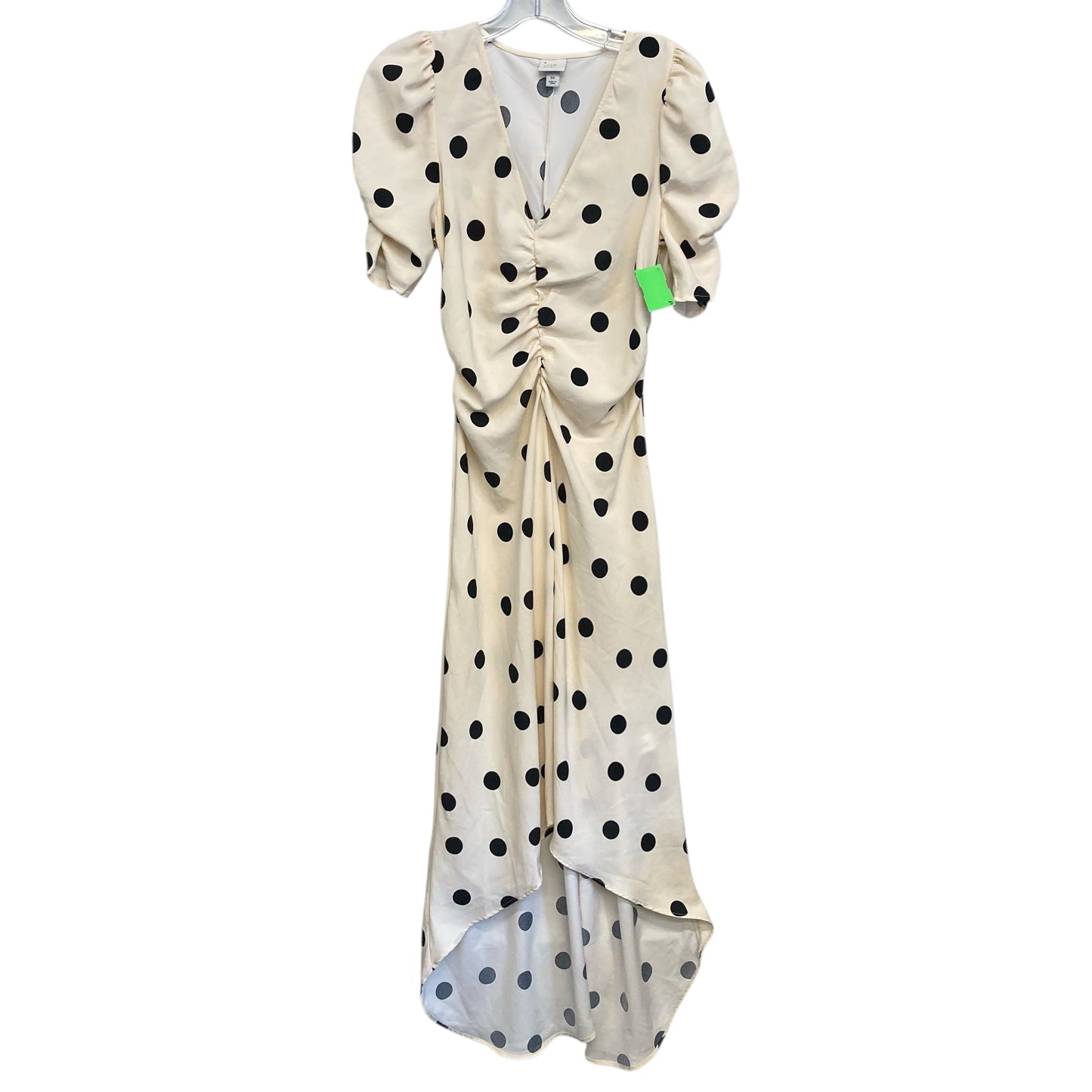Dress Casual Maxi By A New Day In Polkadot Pattern, Size:Xs
