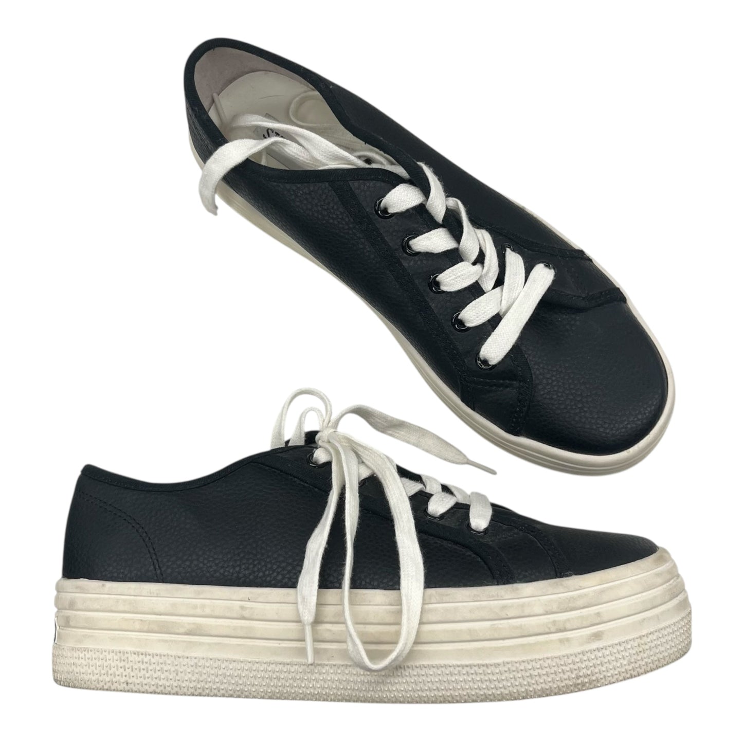 Shoes Sneakers By Steve Madden In Black, Size:9