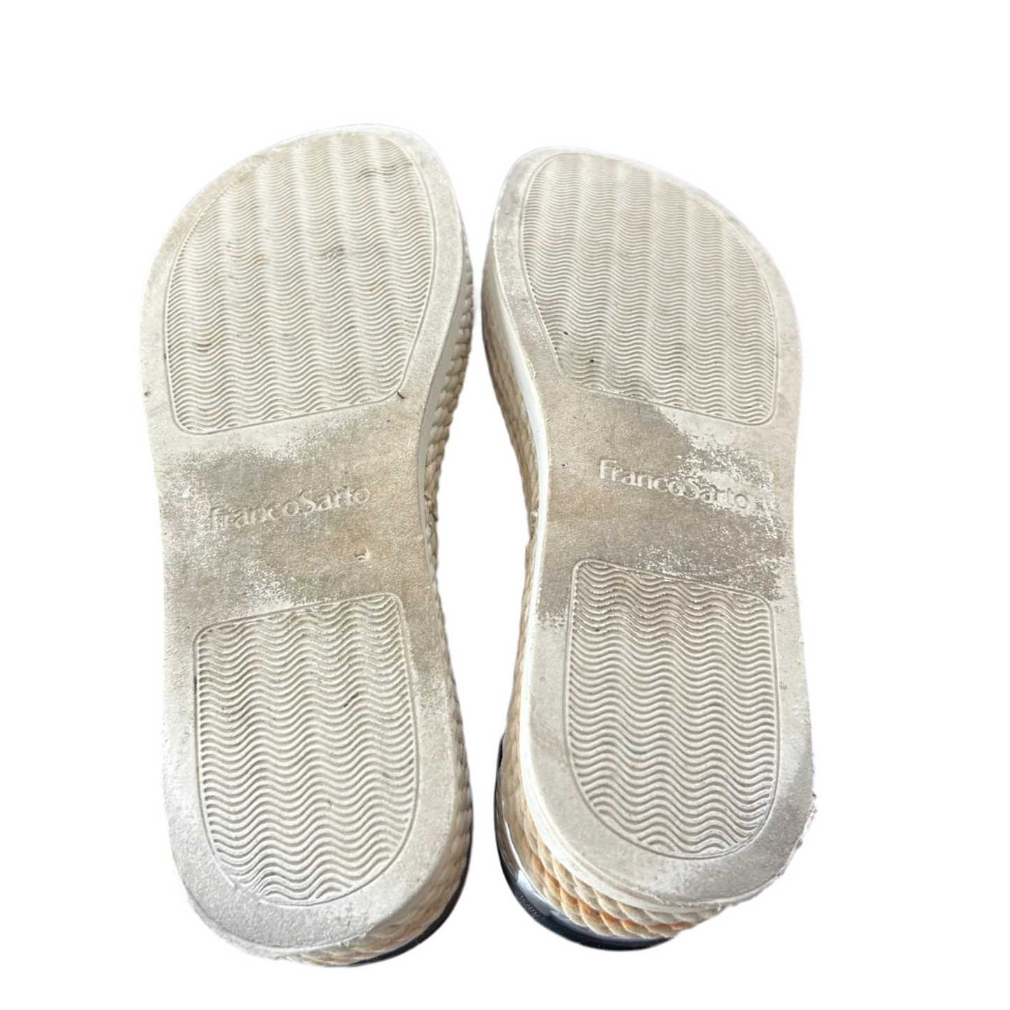 Sandals Heels Platform By Franco Sarto In Black, Size: 9