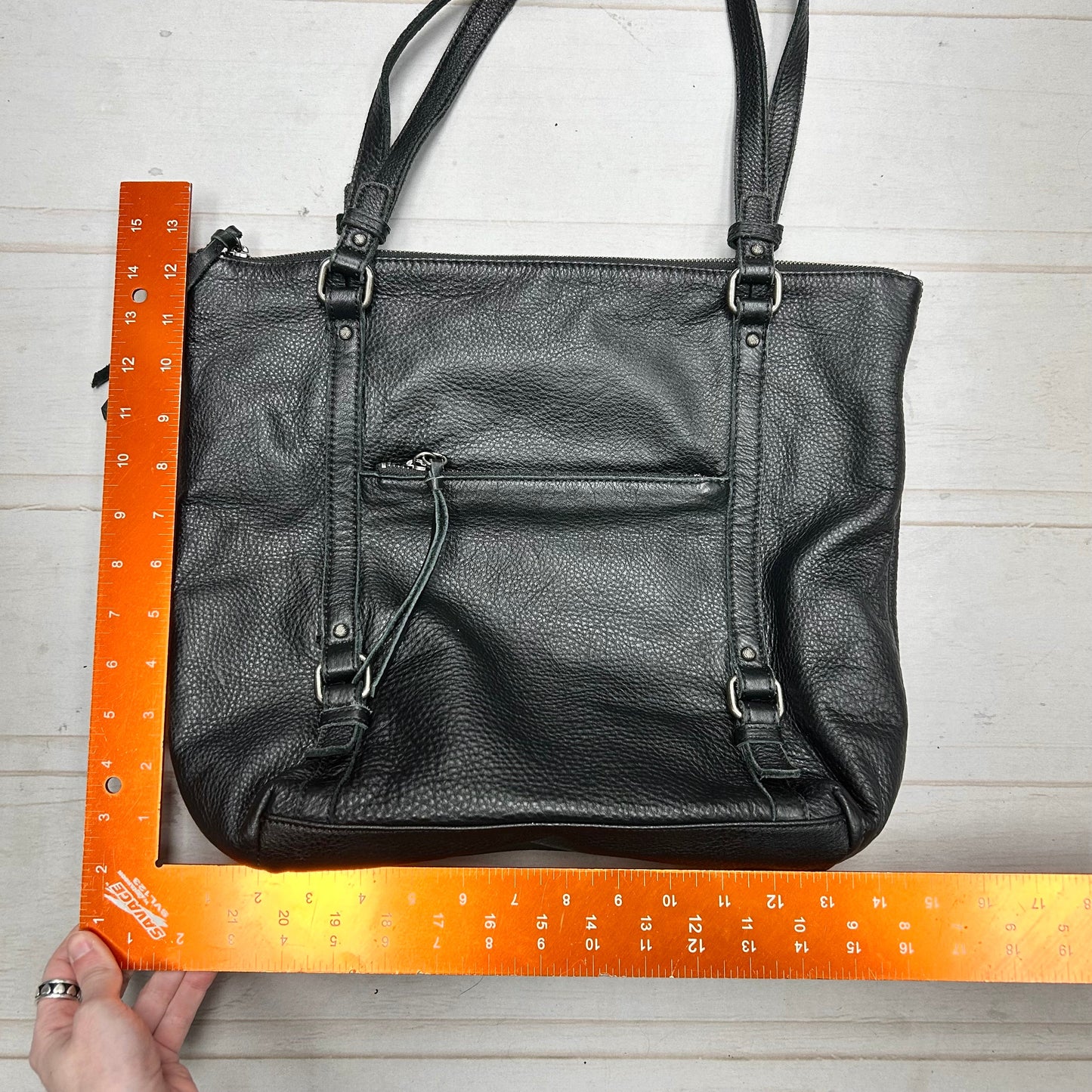 Handbag Leather By The Sak, Size: Large