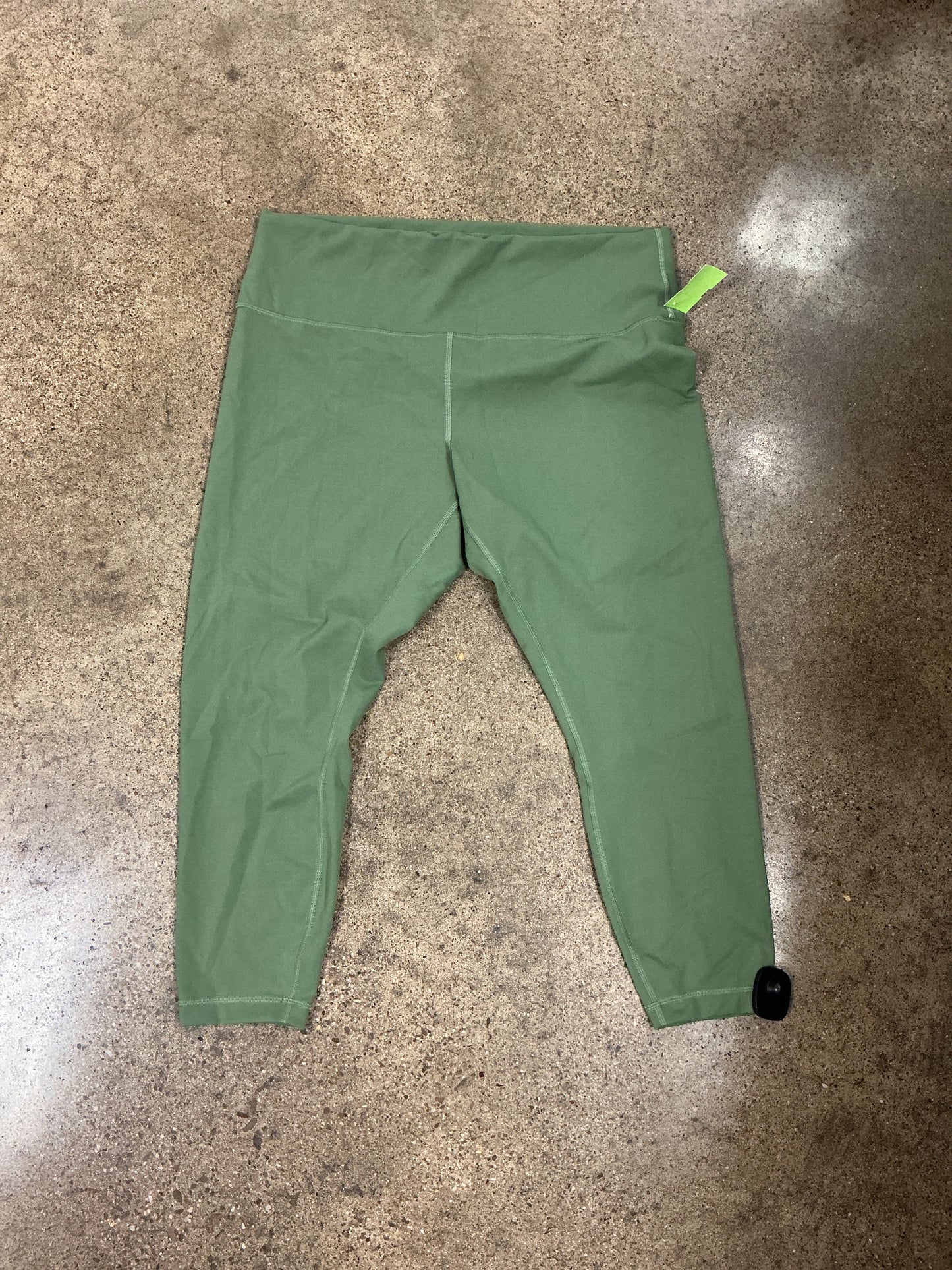 Athletic Leggings By Lululemon In Green, Size:18