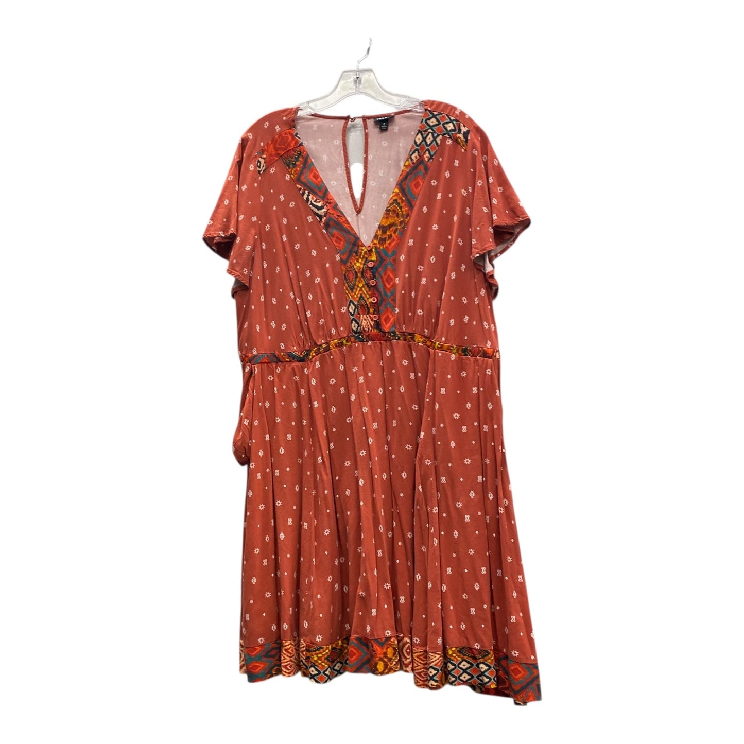 Dress Casual Short By Torrid In Orange, Size:2X