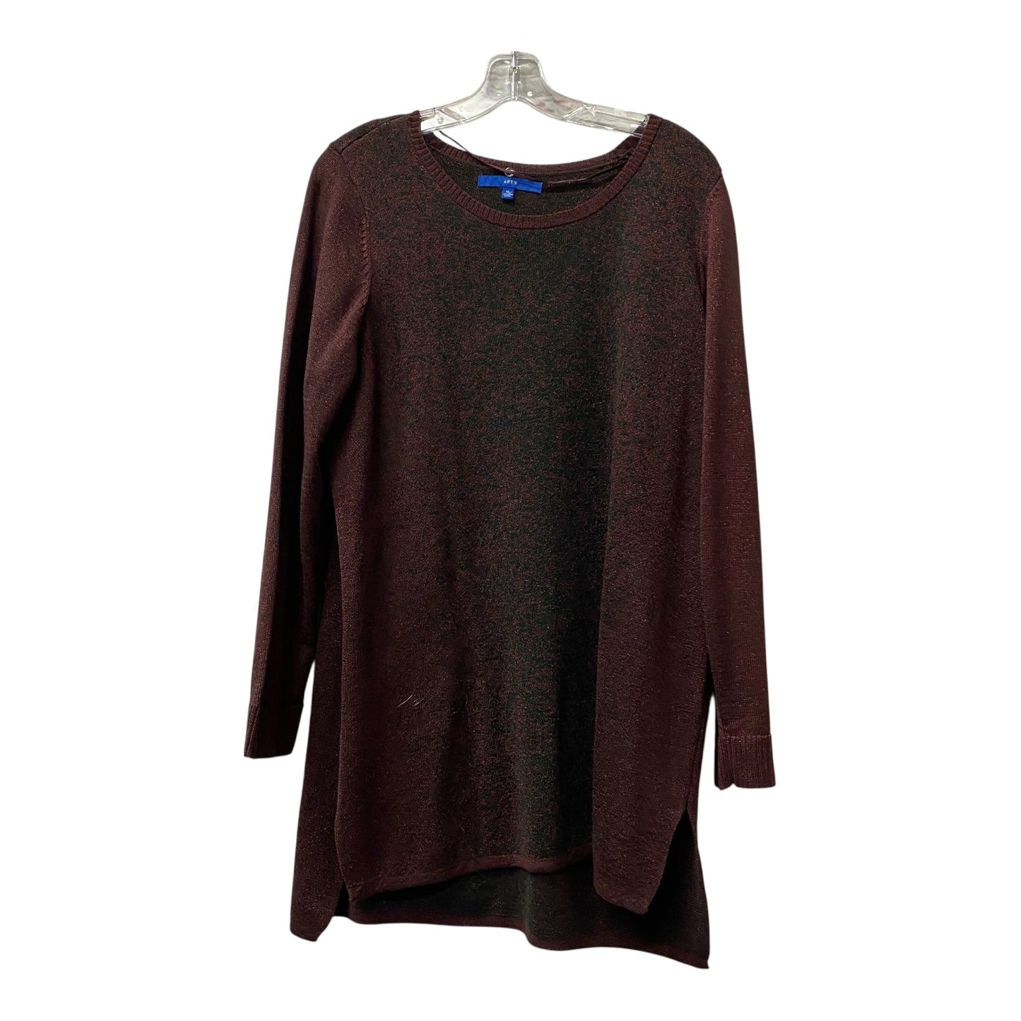 Sweater By Apt 9 In Red, Size:Xl