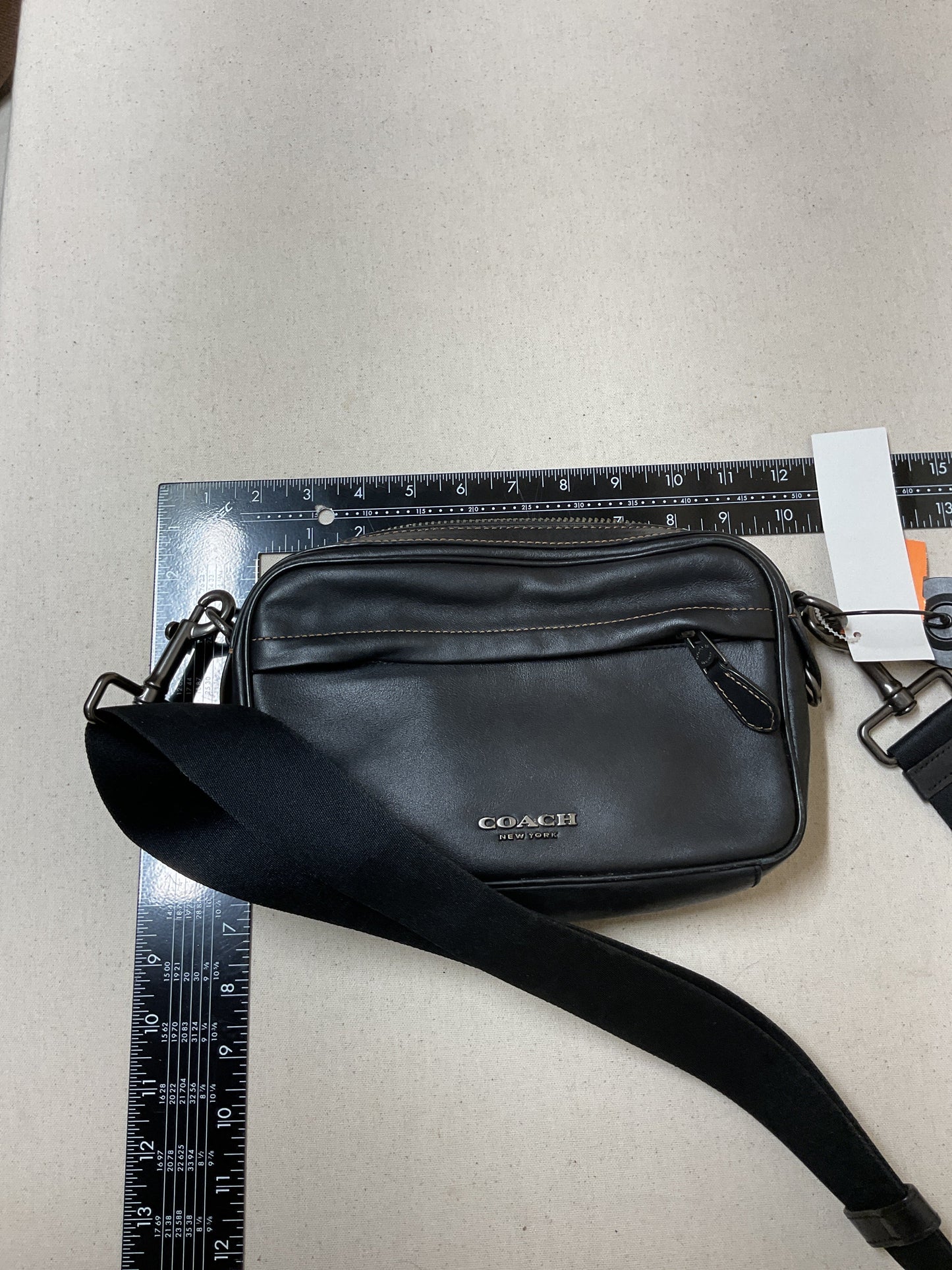 Handbag Designer By Coach In Black, Size:Small