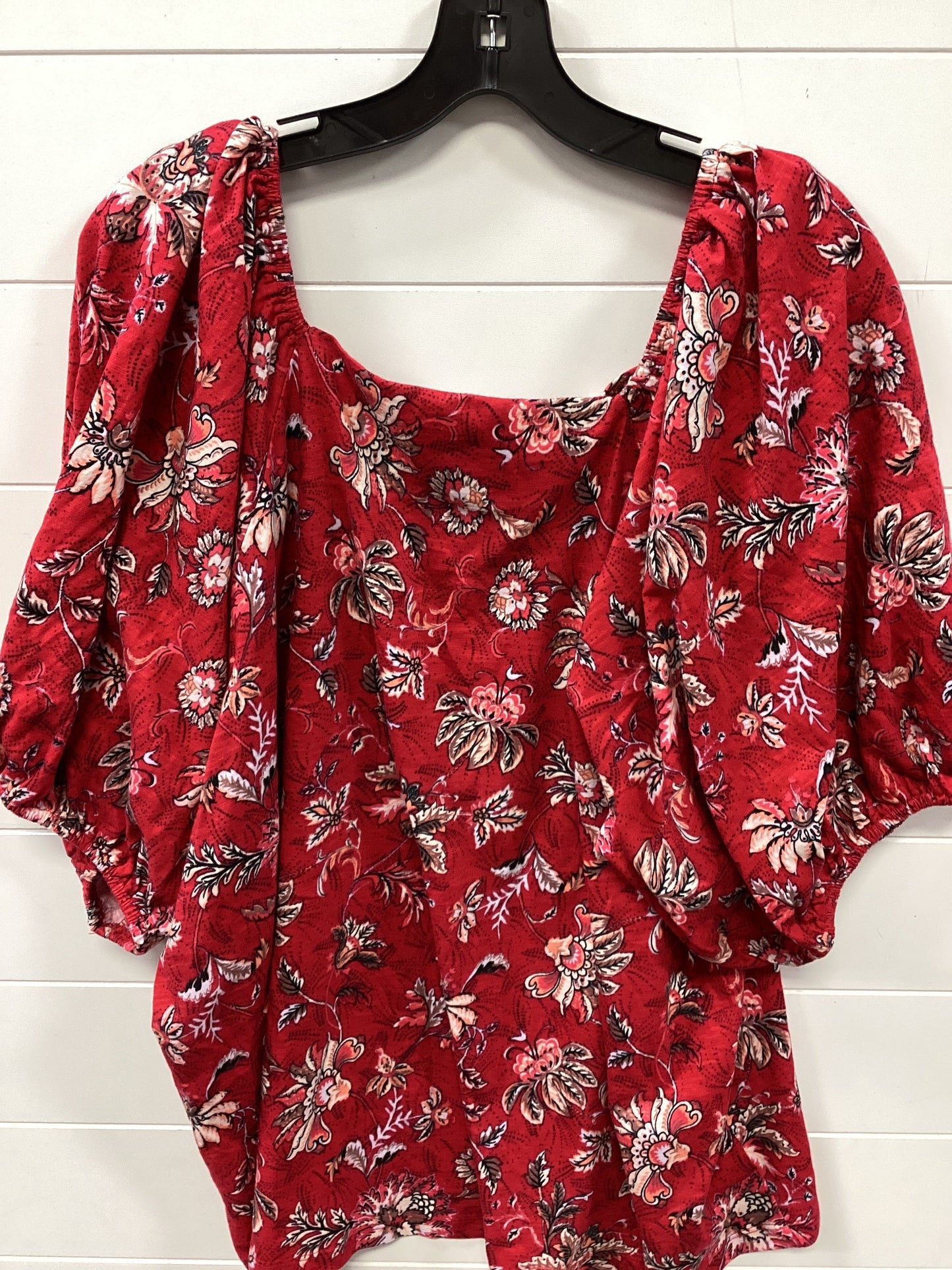 Top Ss By Maurices In Red, Size:3X