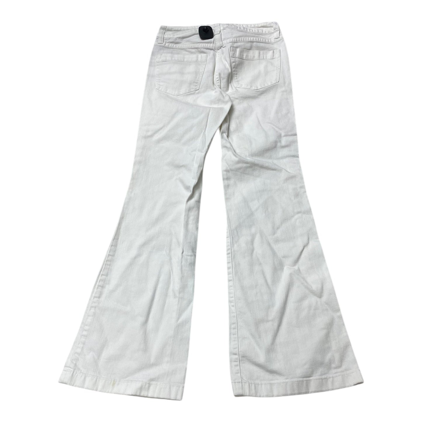 Jeans Flared By J. Crew In White Denim, Size:2